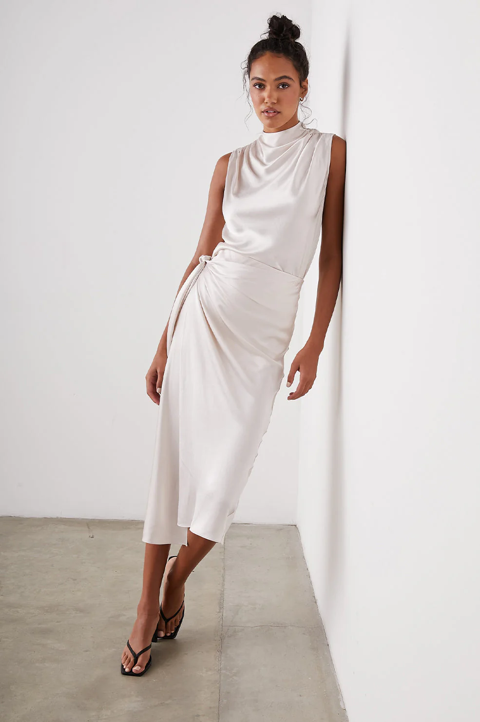 ADRIENNE SKIRT - IVORY - Image 3