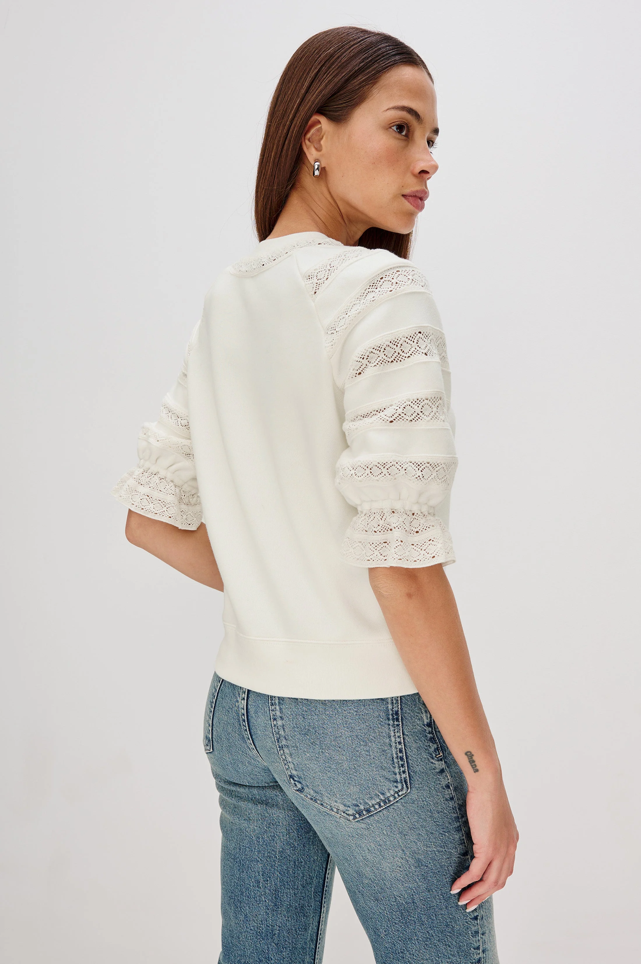 AGGY TOP - IVORY - Image 4