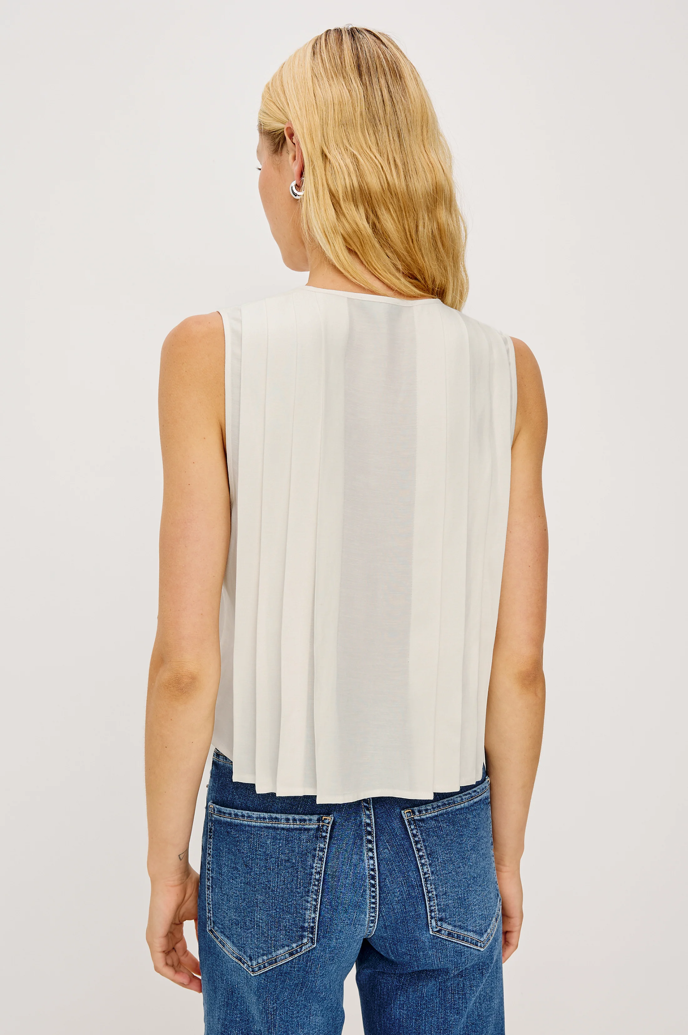 AJA TANK - IVORY LINEN - Image 5