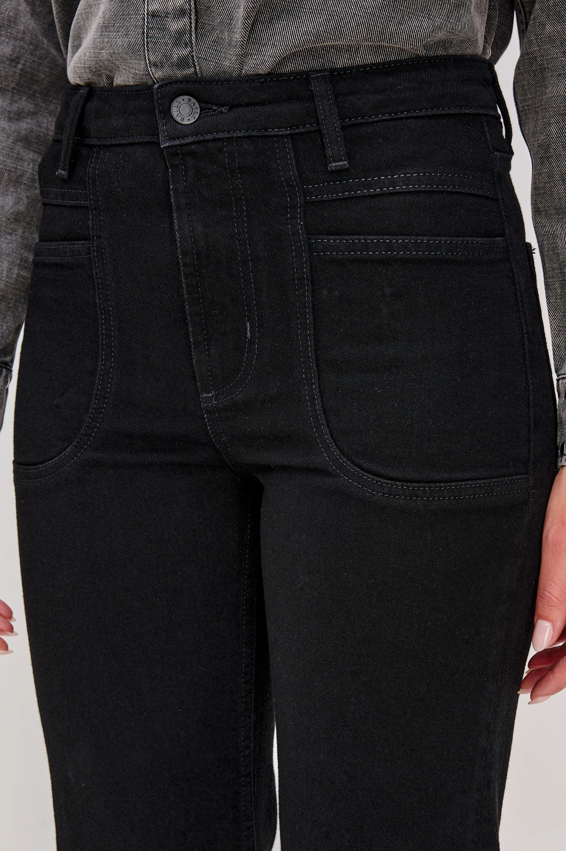 ALAMITOS FLARED TROUSER - BLACKOUT - Image 2
