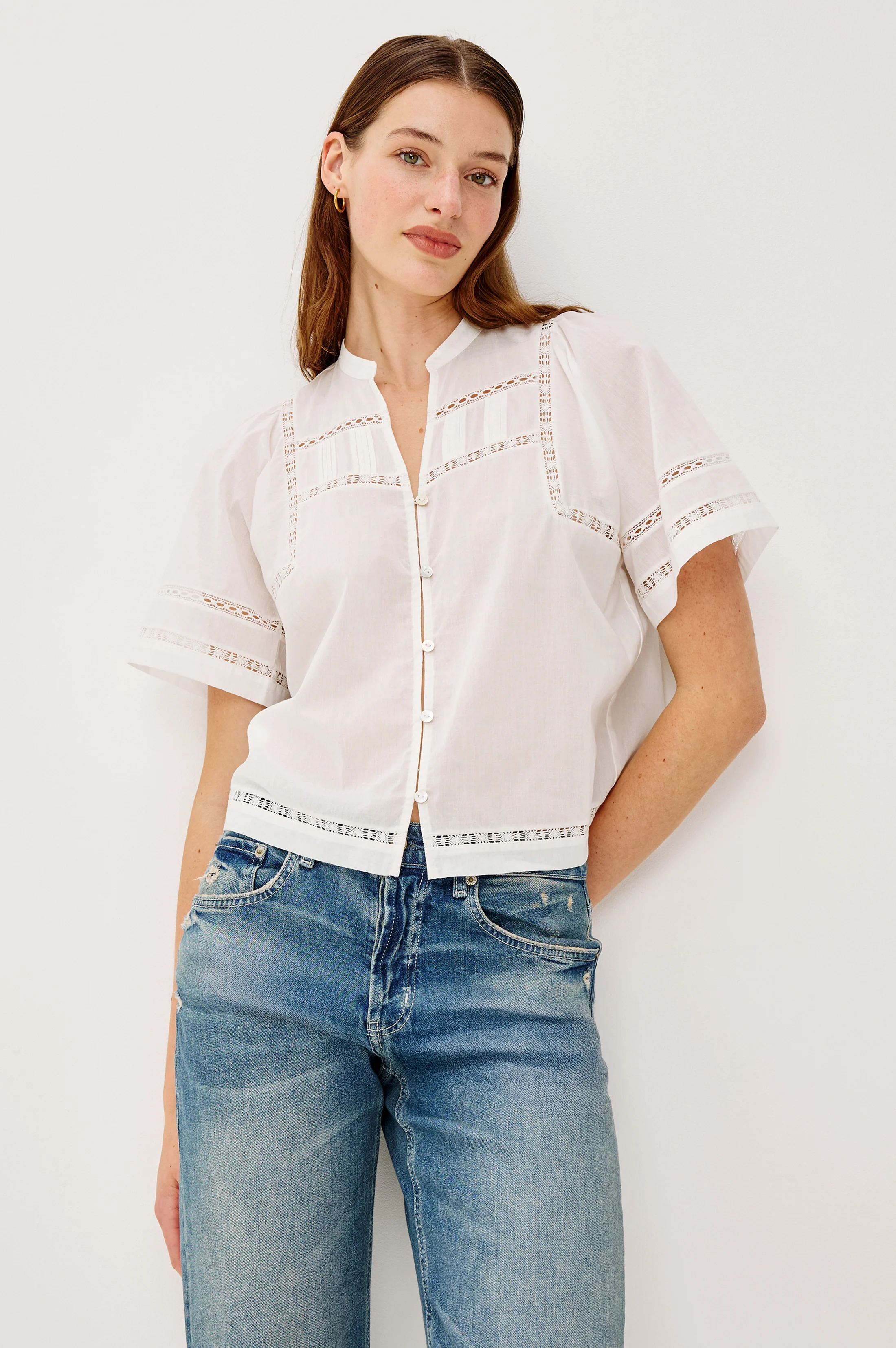 ALANIS SHIRT - WHITE - Image 4