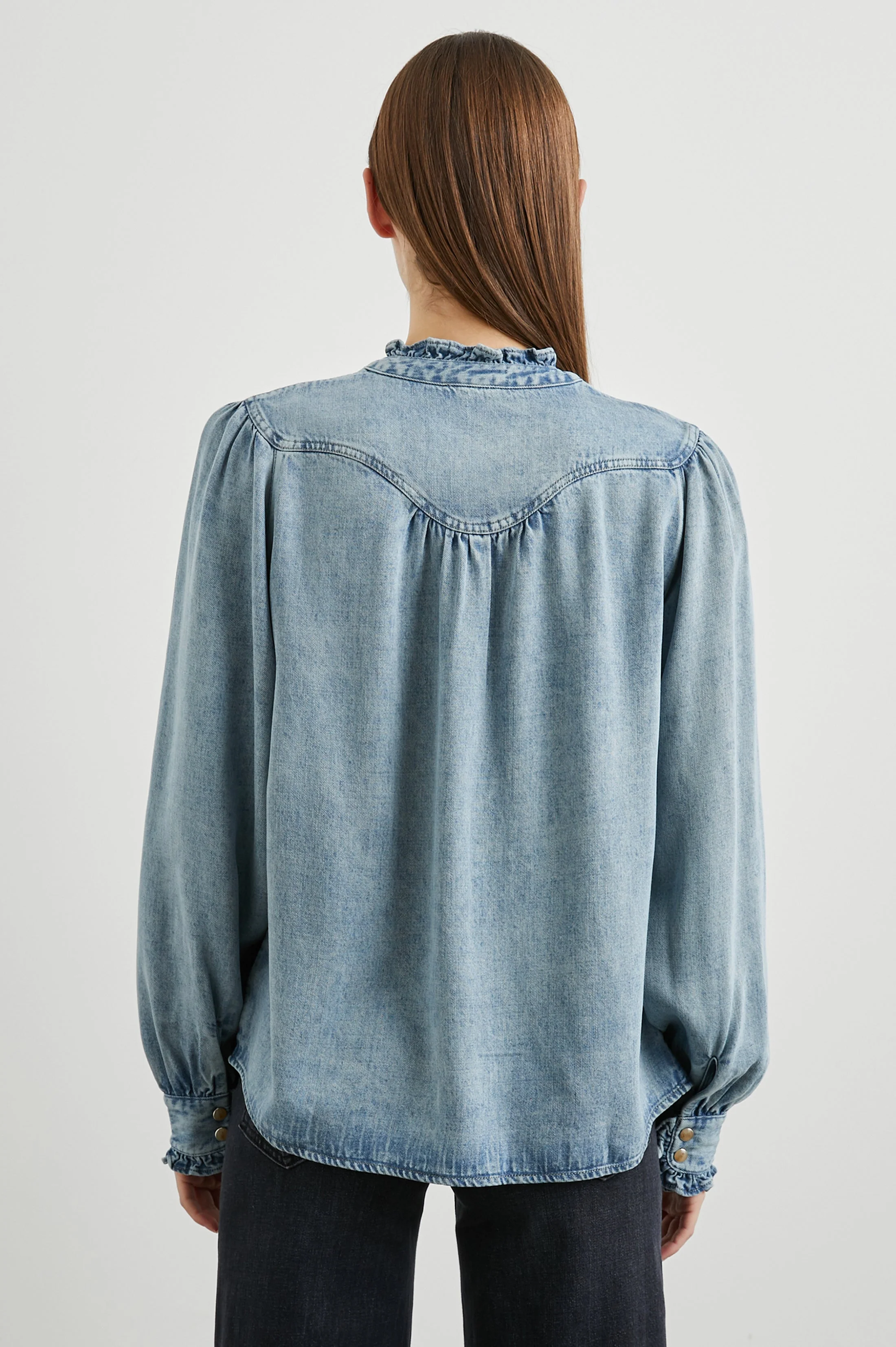 ALANNA SHIRT - ANTIQUE INDIGO - Image 5