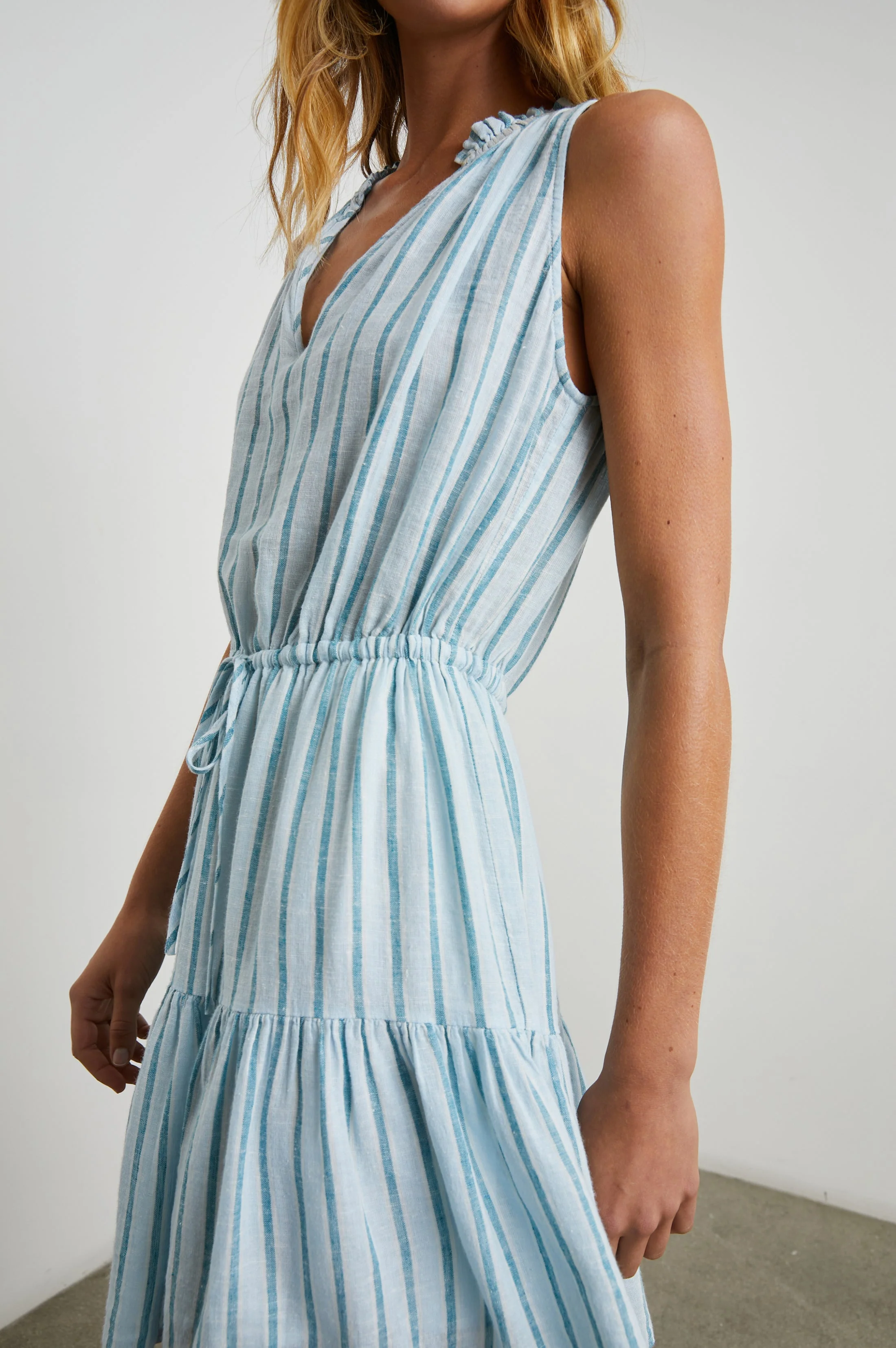 ALBANY DRESS - CAMBRIA STRIPE - Image 4