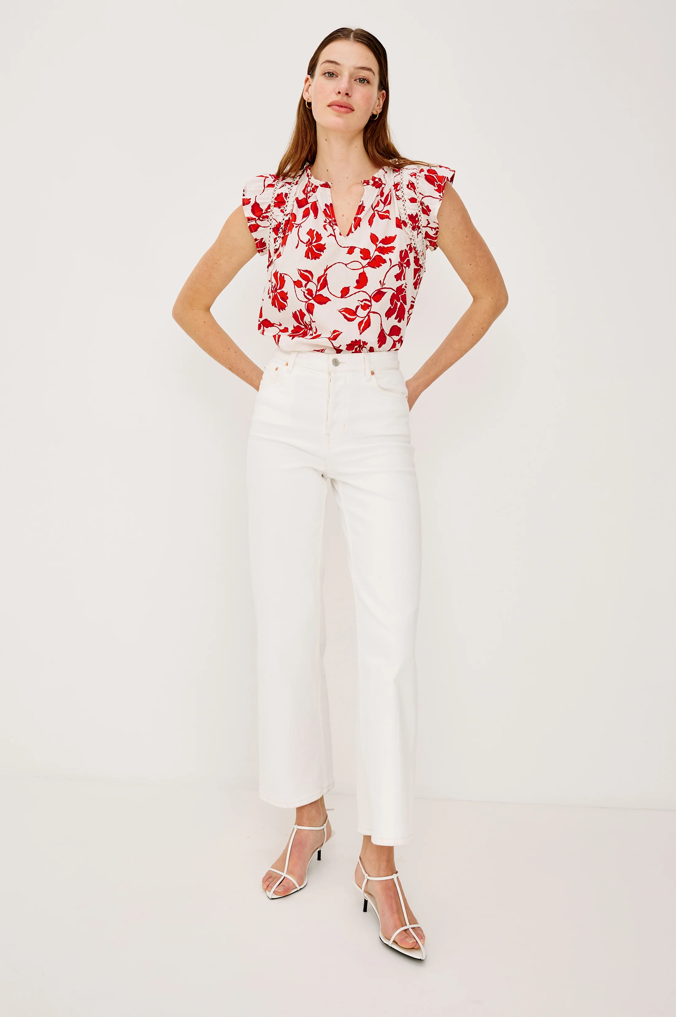 ALLEA TOP - RED JASMINE - Image 3