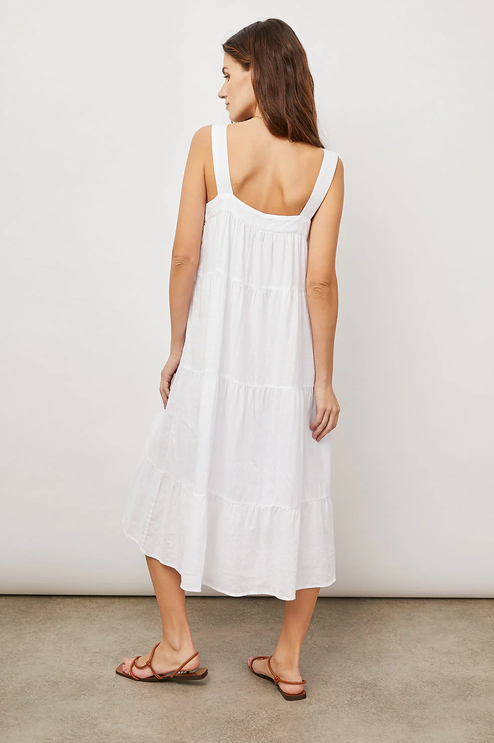 AMAYA DRESS - BRIGHT WHITE - Image 3