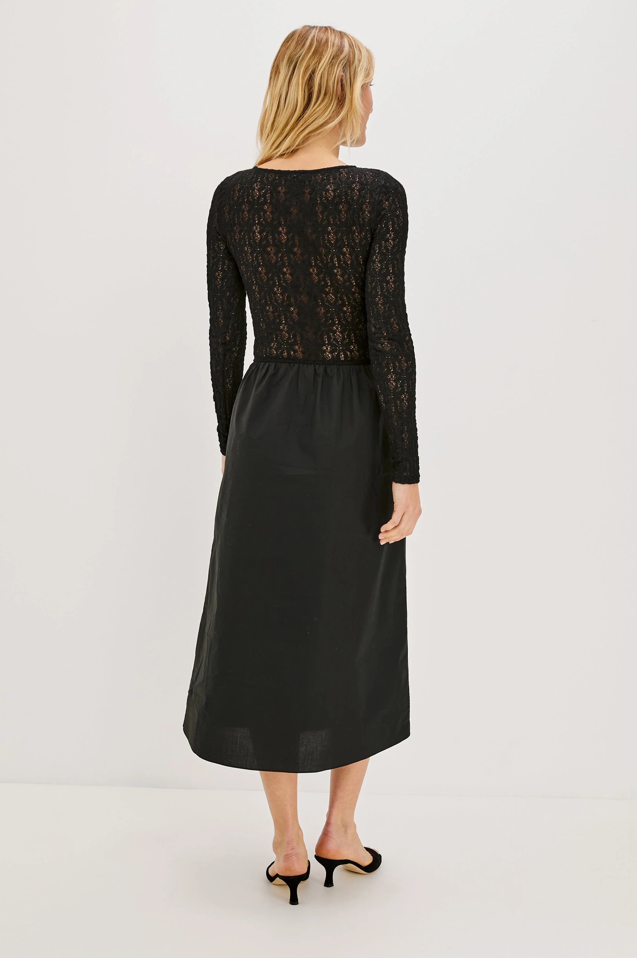 AMBERLY DRESS - BLACK LACE - Image 5