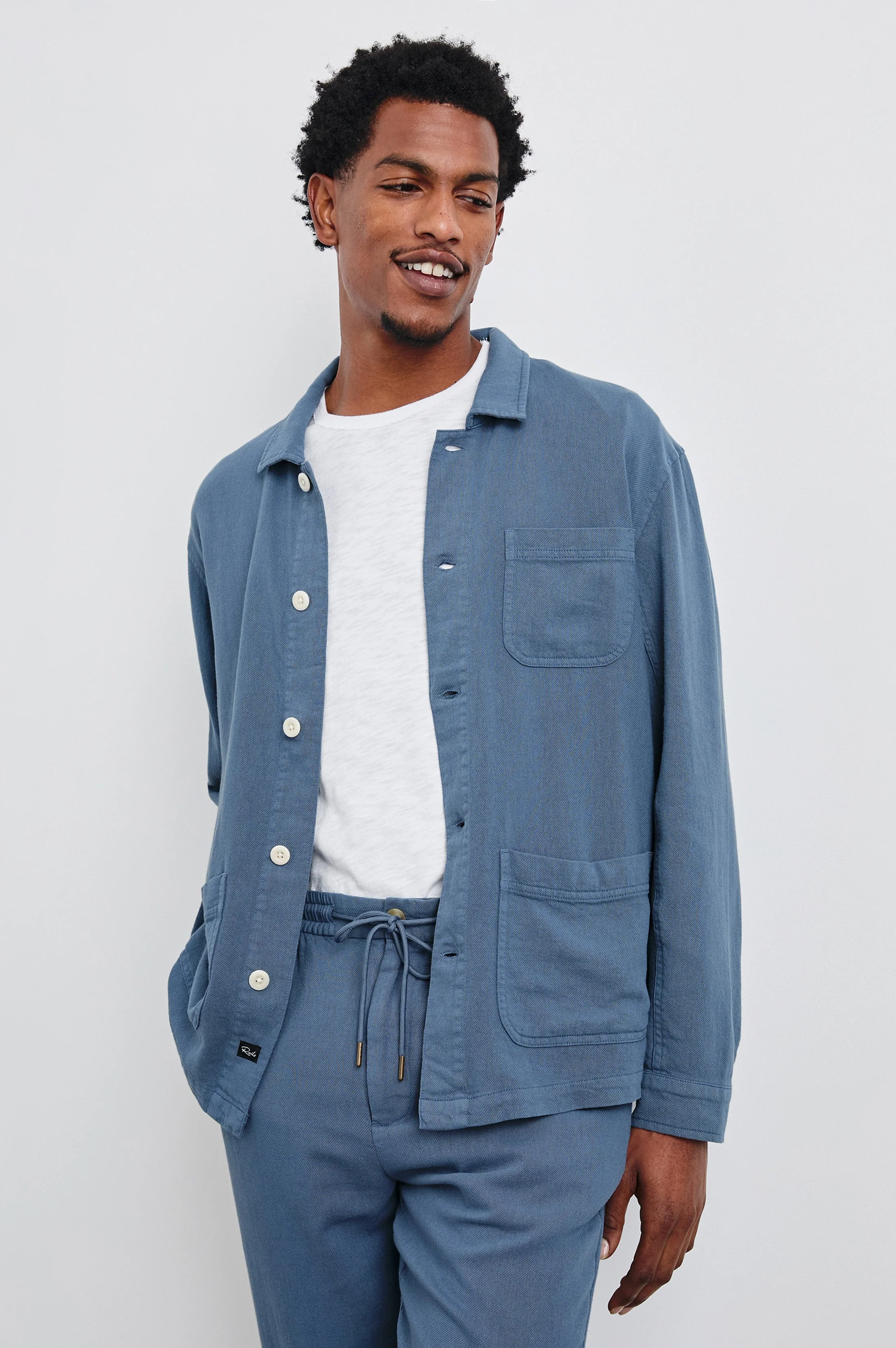 AMBROSE JACKET - WASHED BLUE
