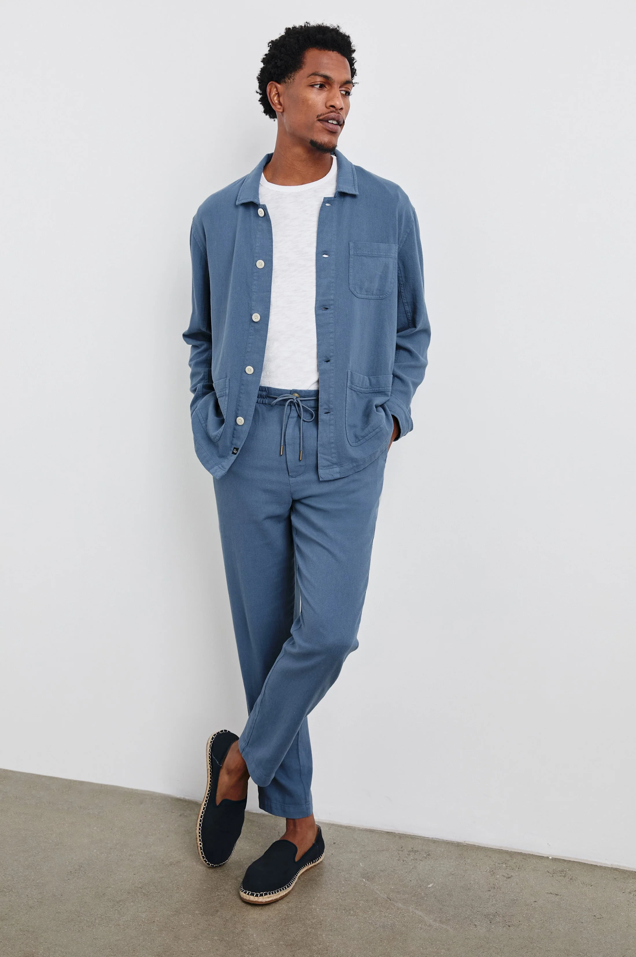 AMBROSE JACKET - WASHED BLUE - Image 3