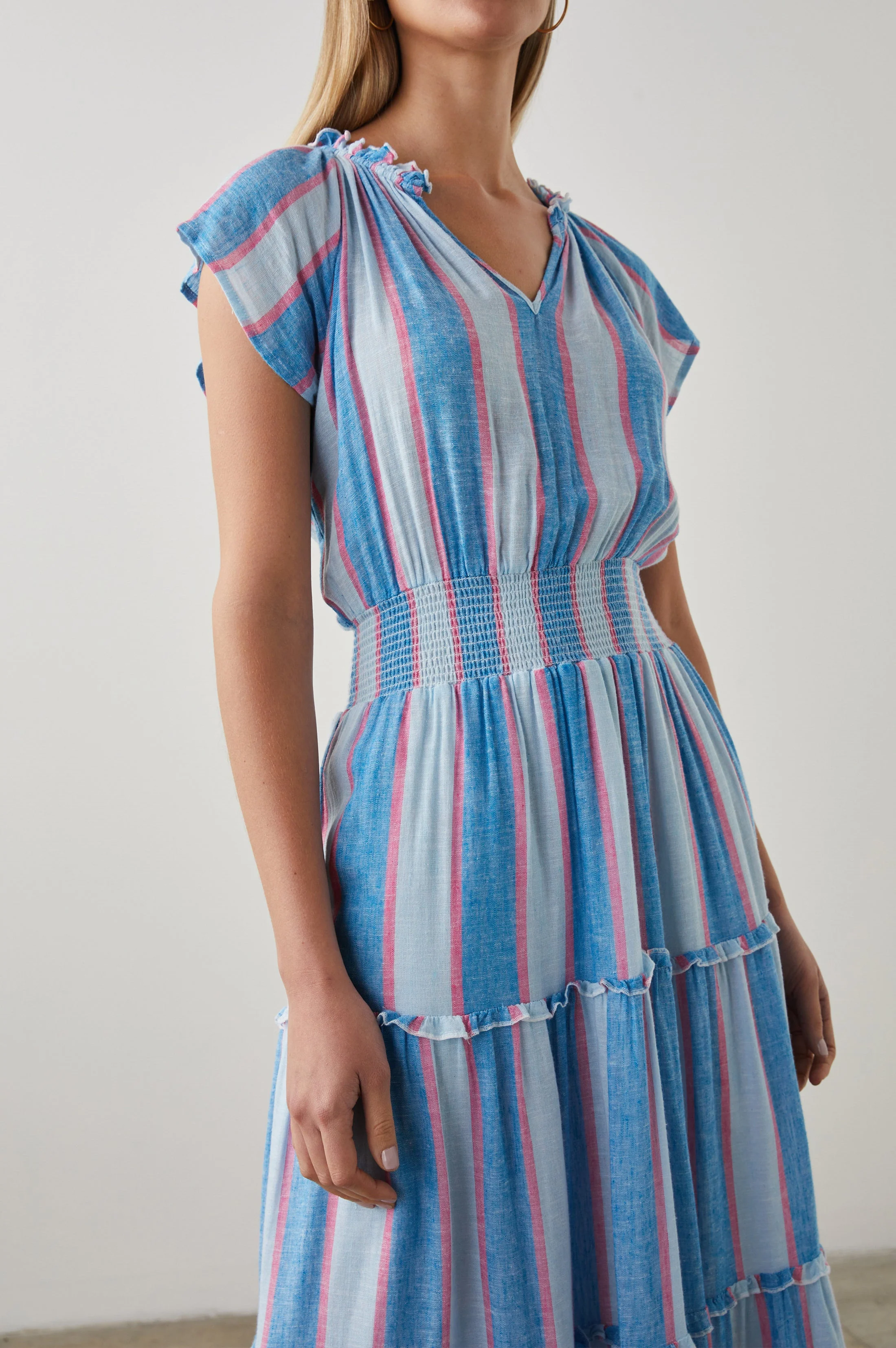 AMELLIA DRESS - KONA STRIPE - Image 4