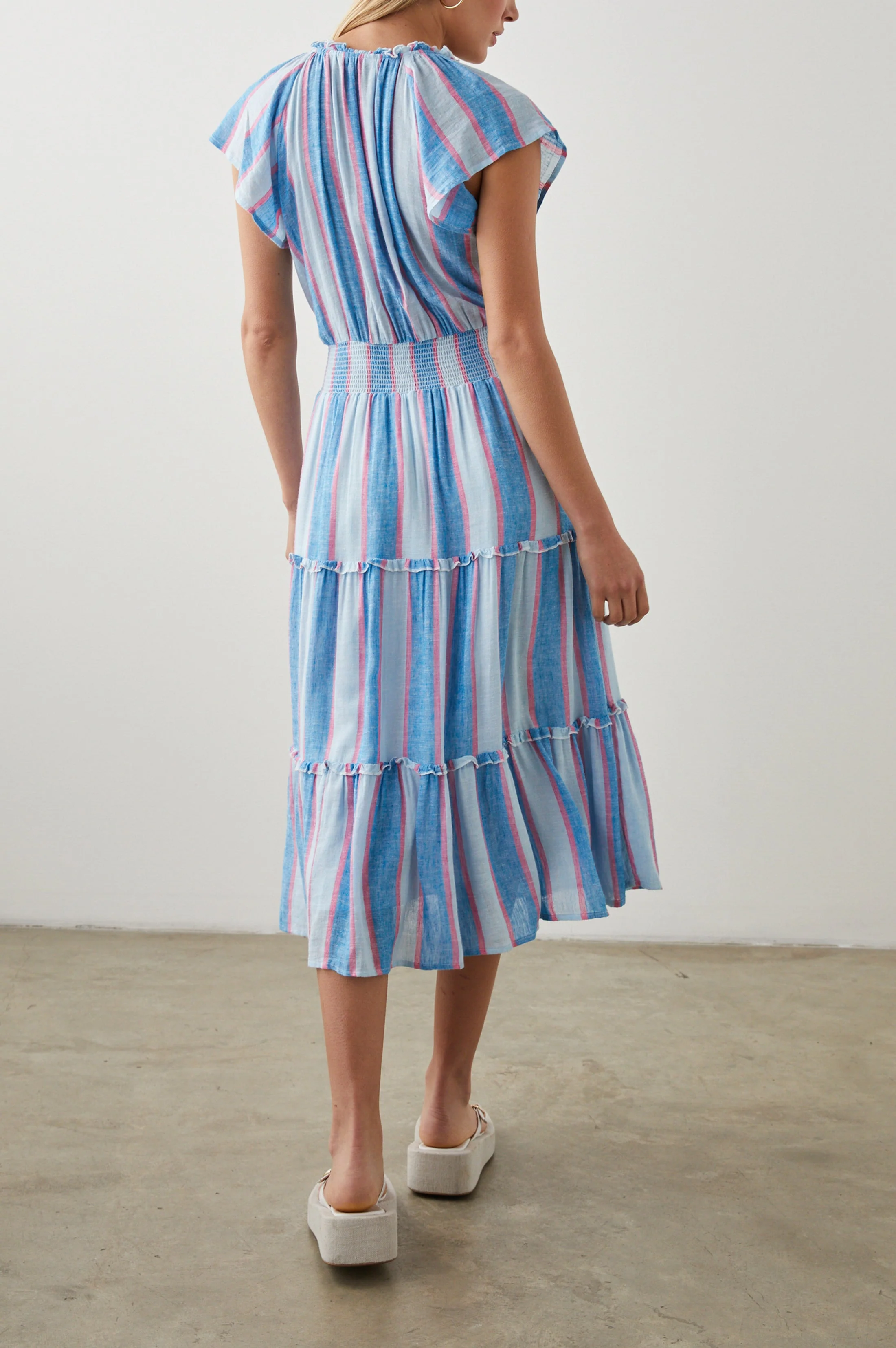 AMELLIA DRESS - KONA STRIPE - Image 5