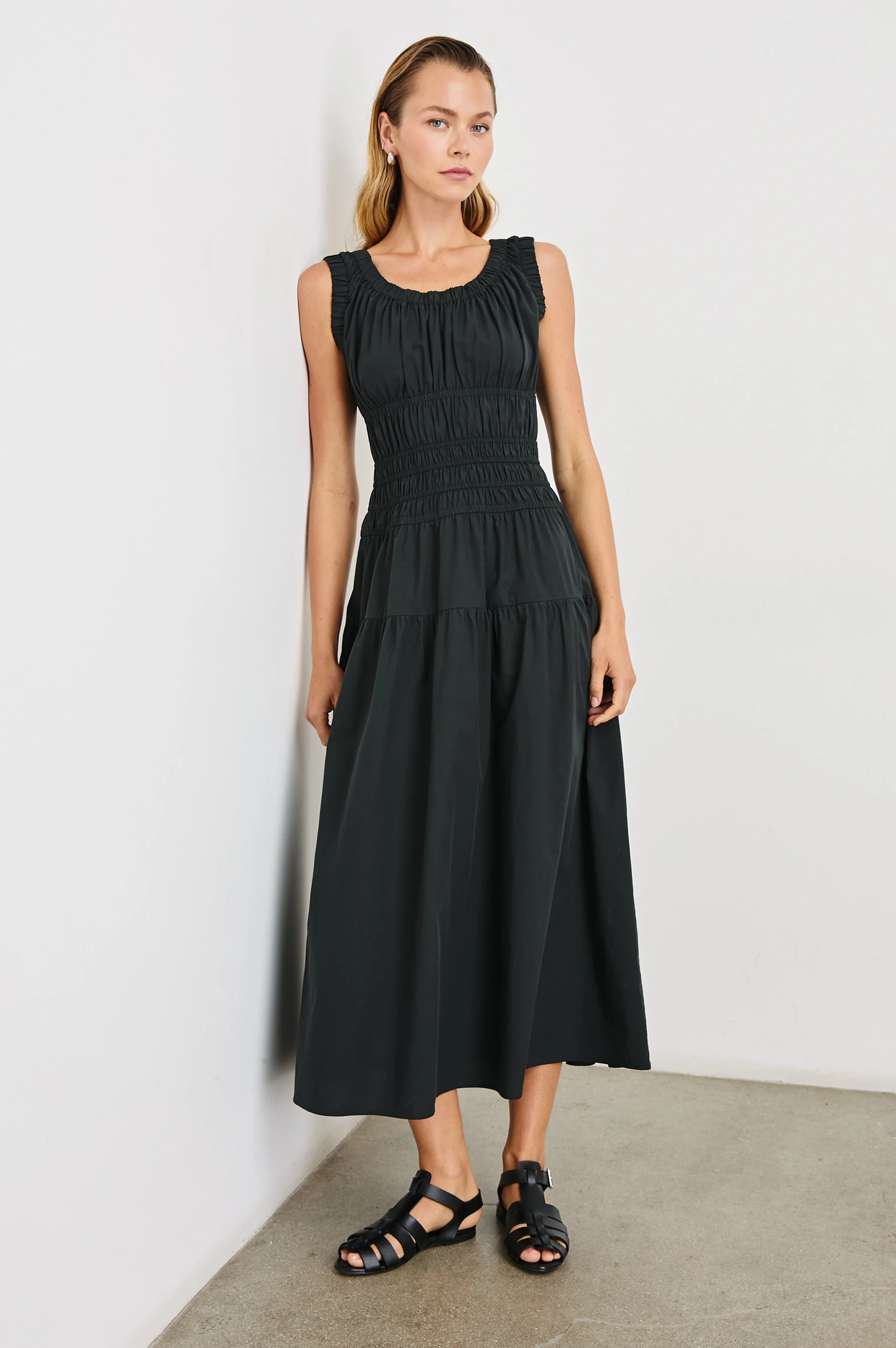 ANASTASIA DRESS - BLACK - Image 4
