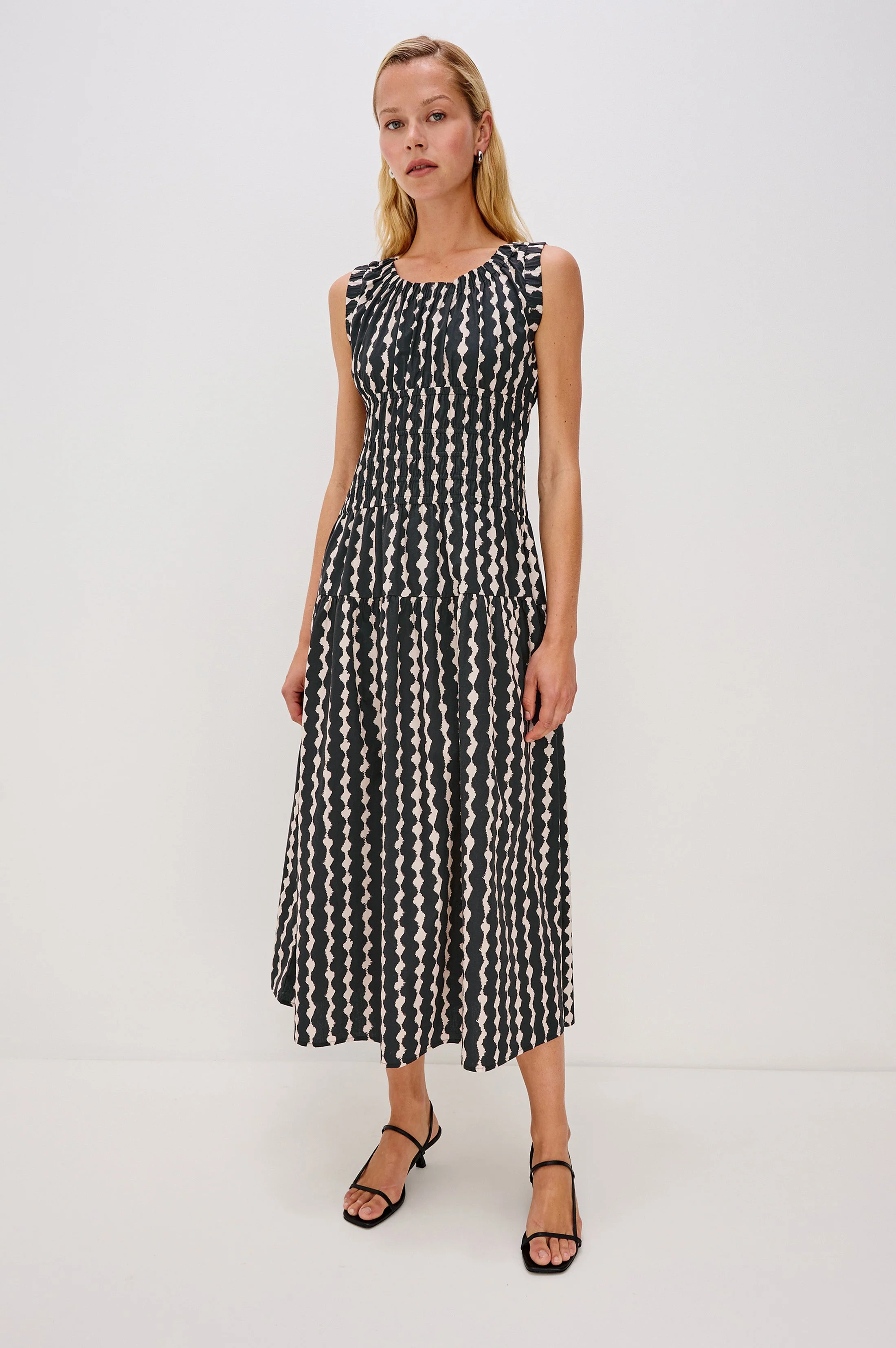 ANASTASIA DRESS - PAINTED NOIR - Image 3