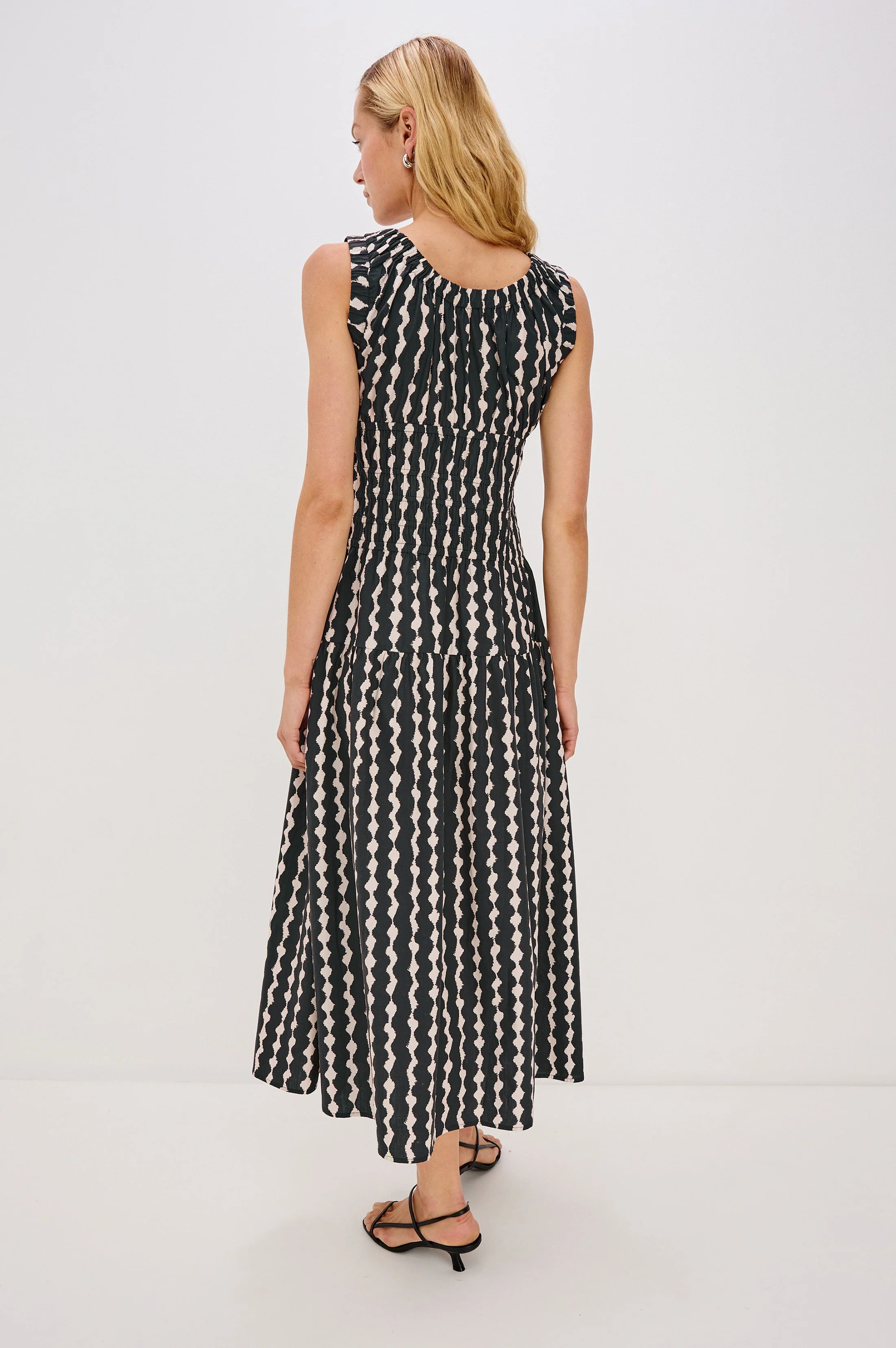 ANASTASIA DRESS - PAINTED NOIR - Image 4