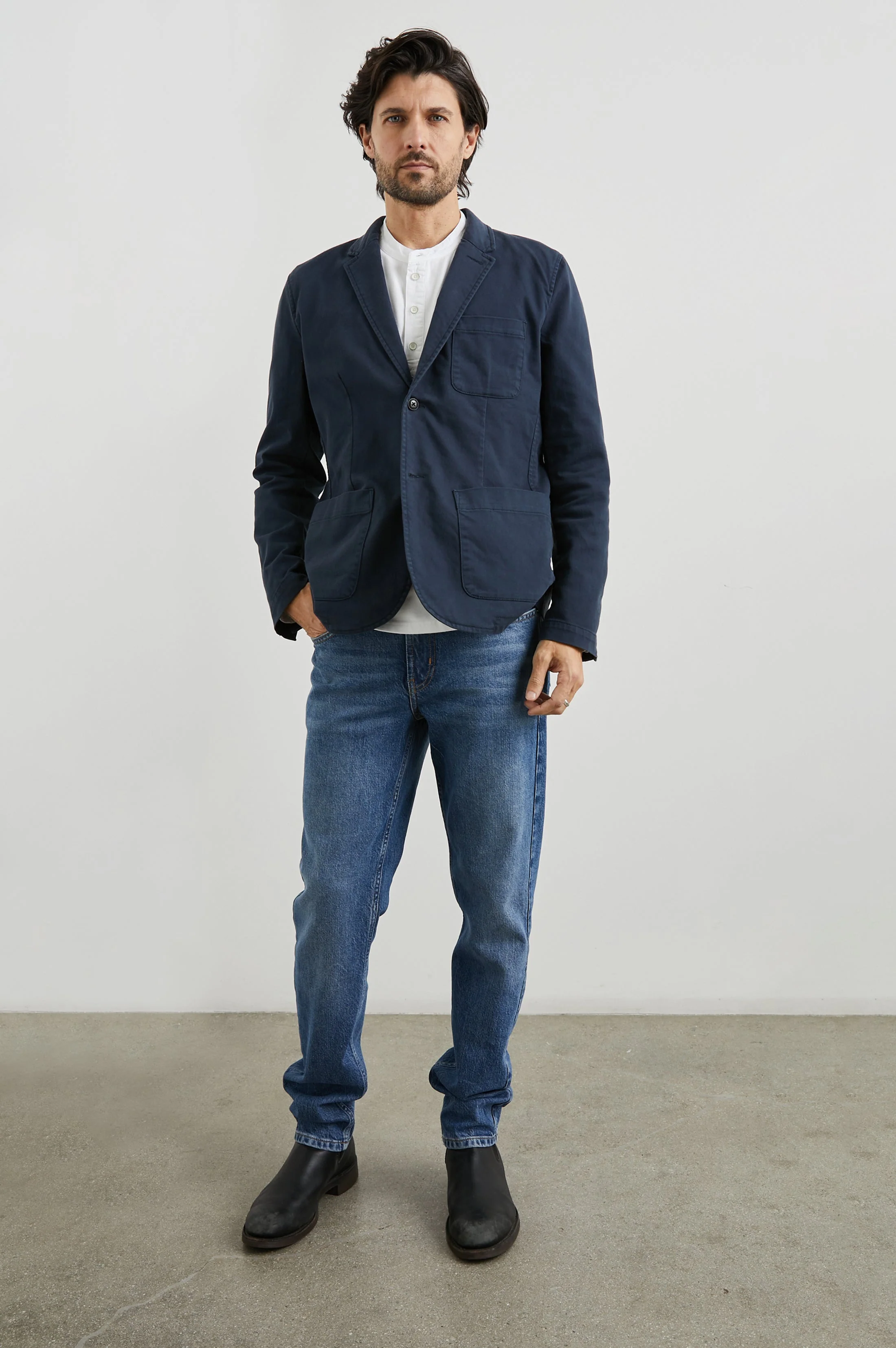 ANDRE BLAZER - RUGGED NAVY TWILL - Image 5