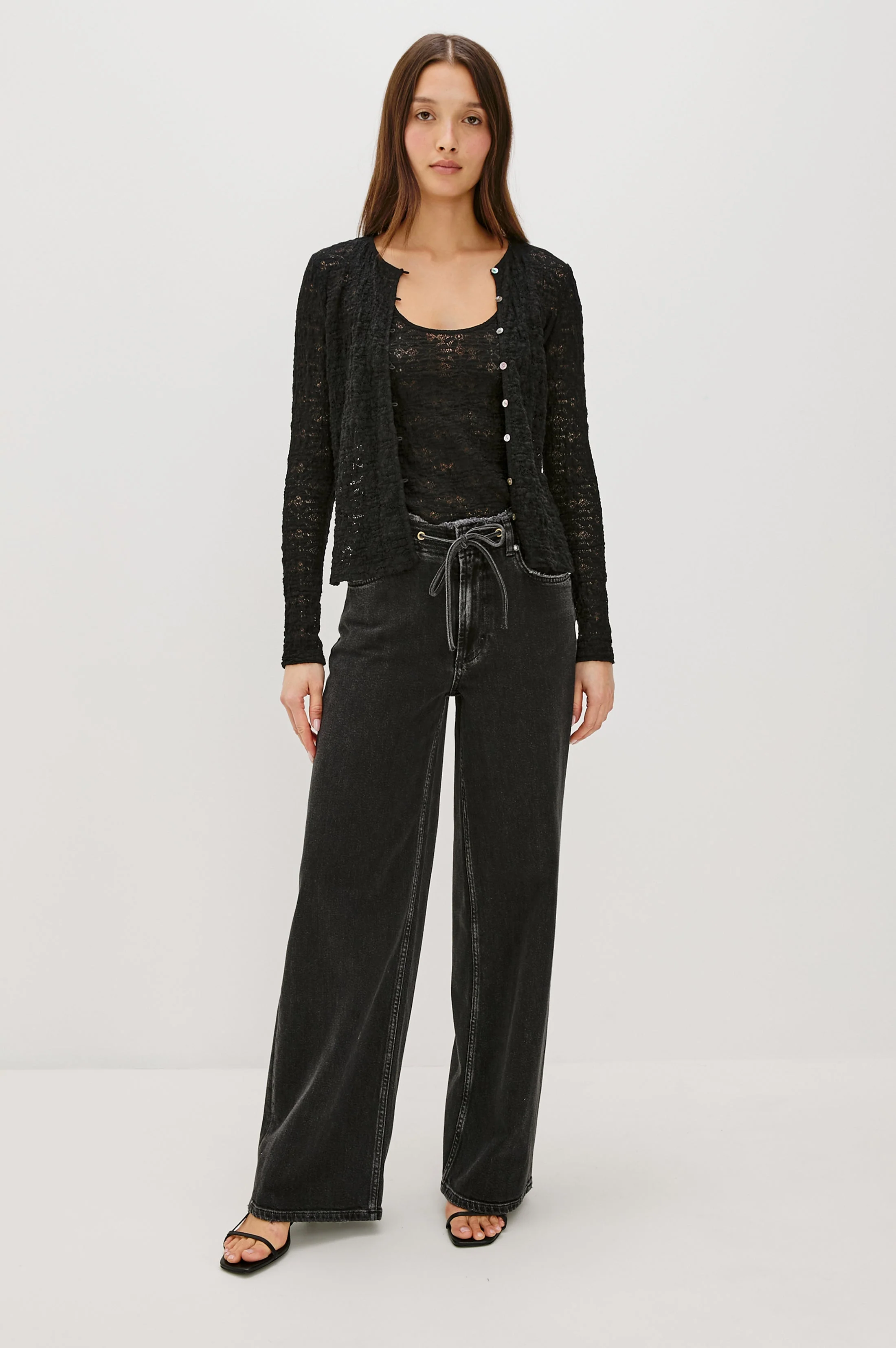 ANGELENO WIDE LEG - ASH BLACK - Image 4