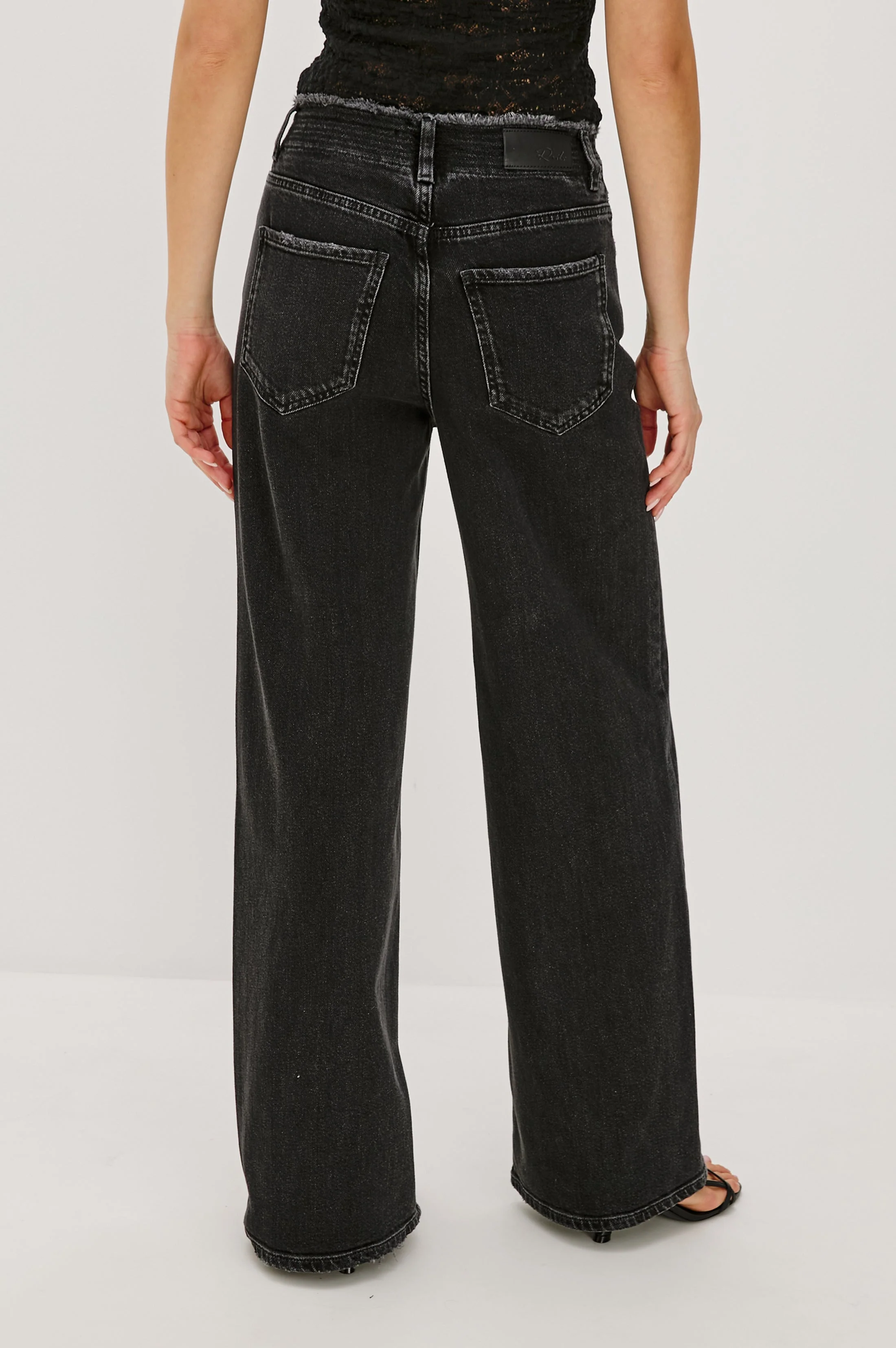 ANGELENO WIDE LEG - ASH BLACK - Image 5