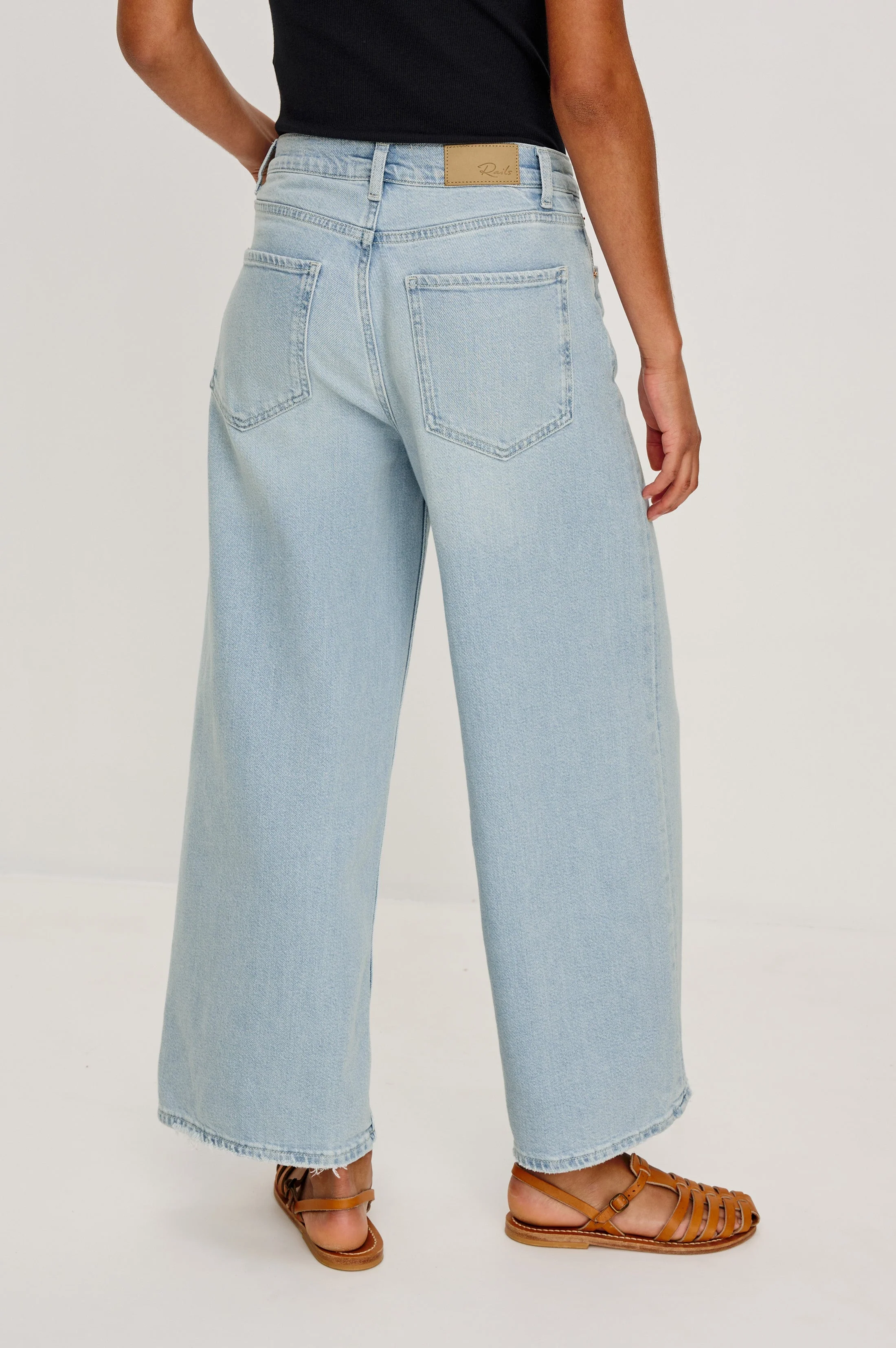ANGELENO WIDE LEG CROP - SCUBA - Image 5