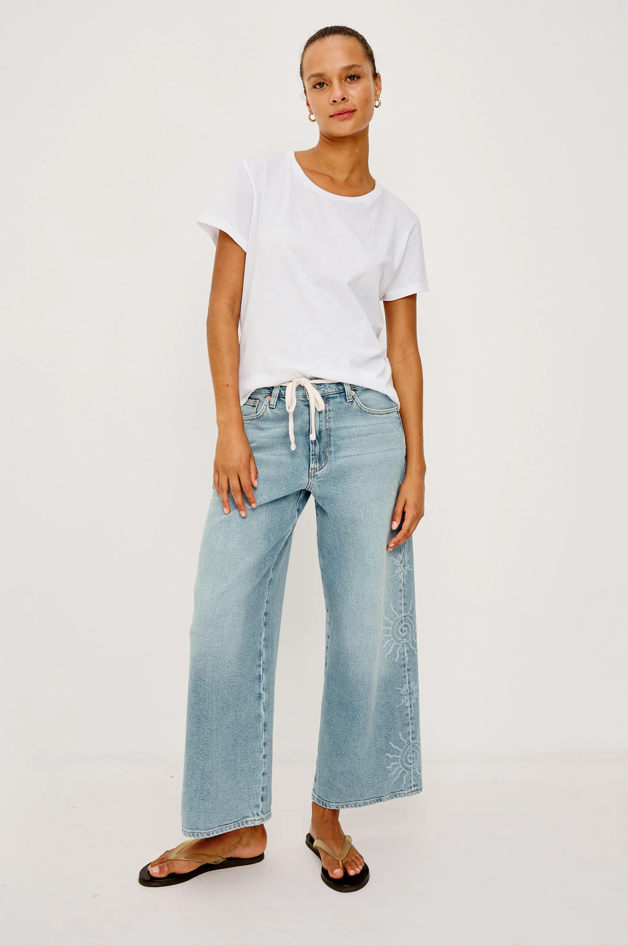 ANGELENO WIDE LEG CROP - SOLEIL LASER - Image 3