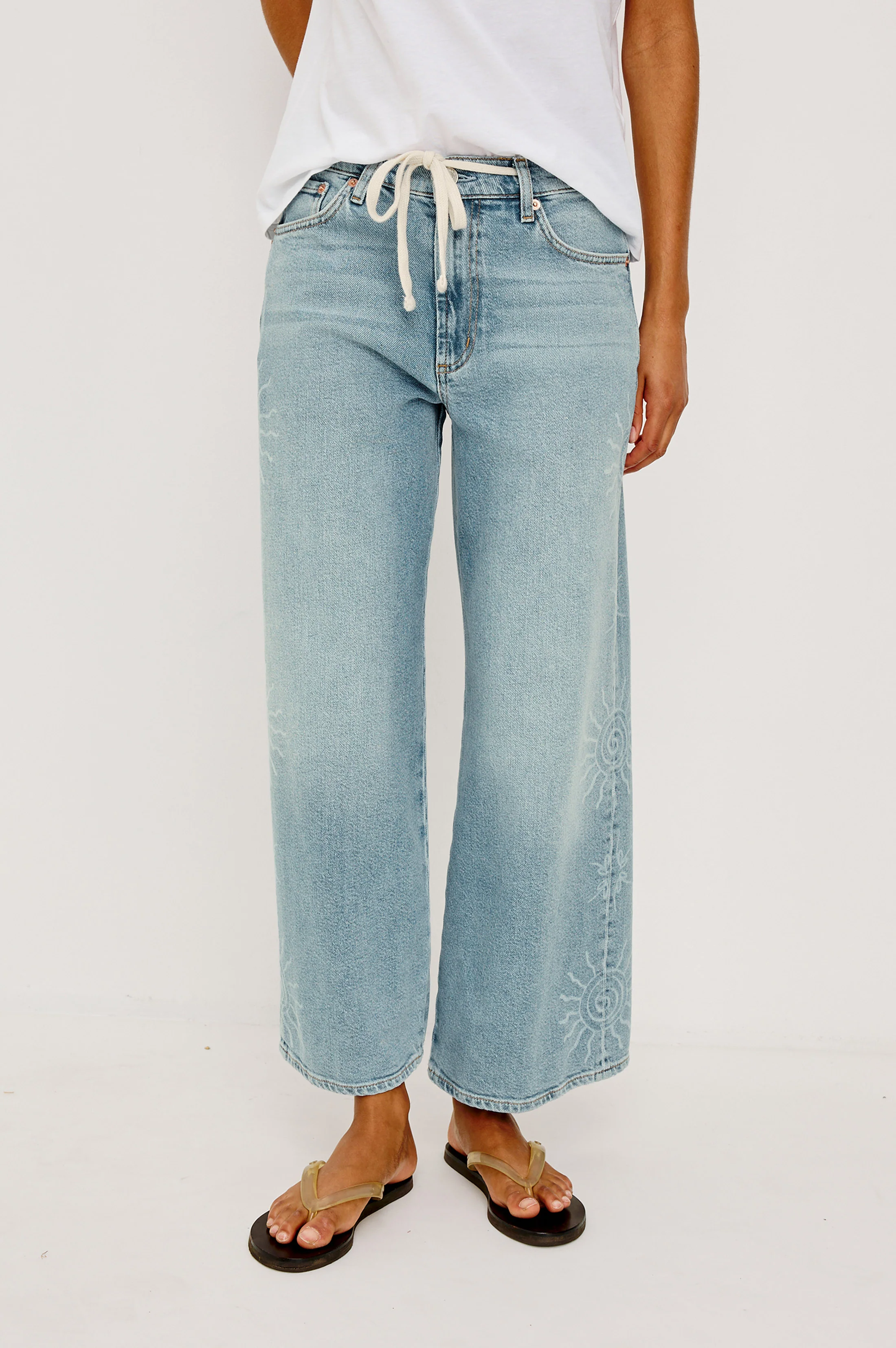 ANGELENO WIDE LEG CROP - SOLEIL LASER - Image 4