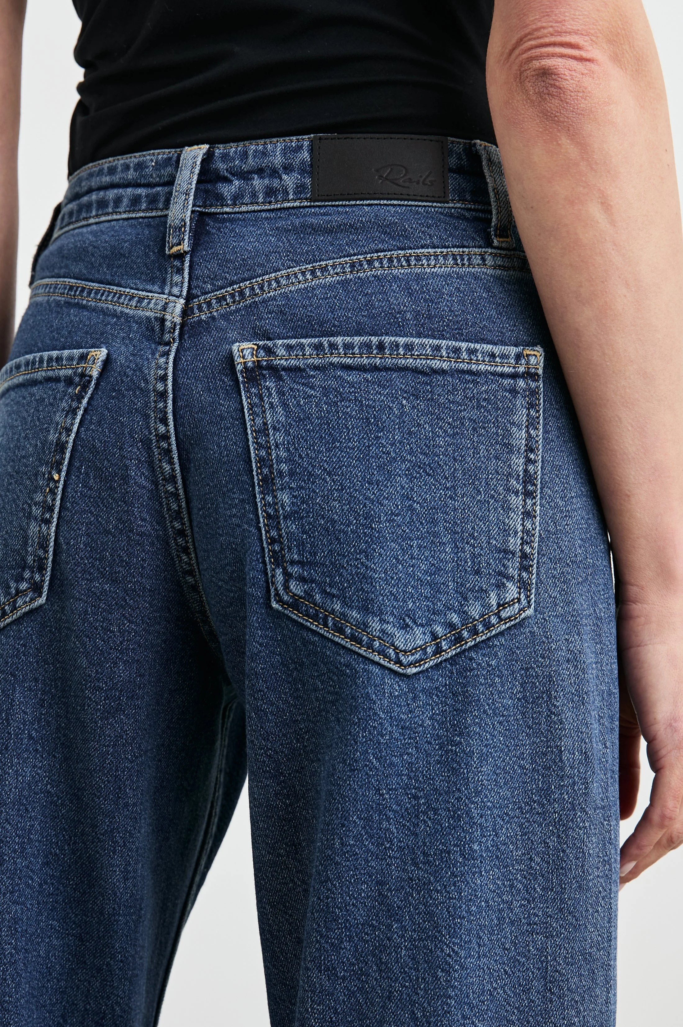 ANGELENO WIDE LEG - PEBBLE BLUE - Image 6