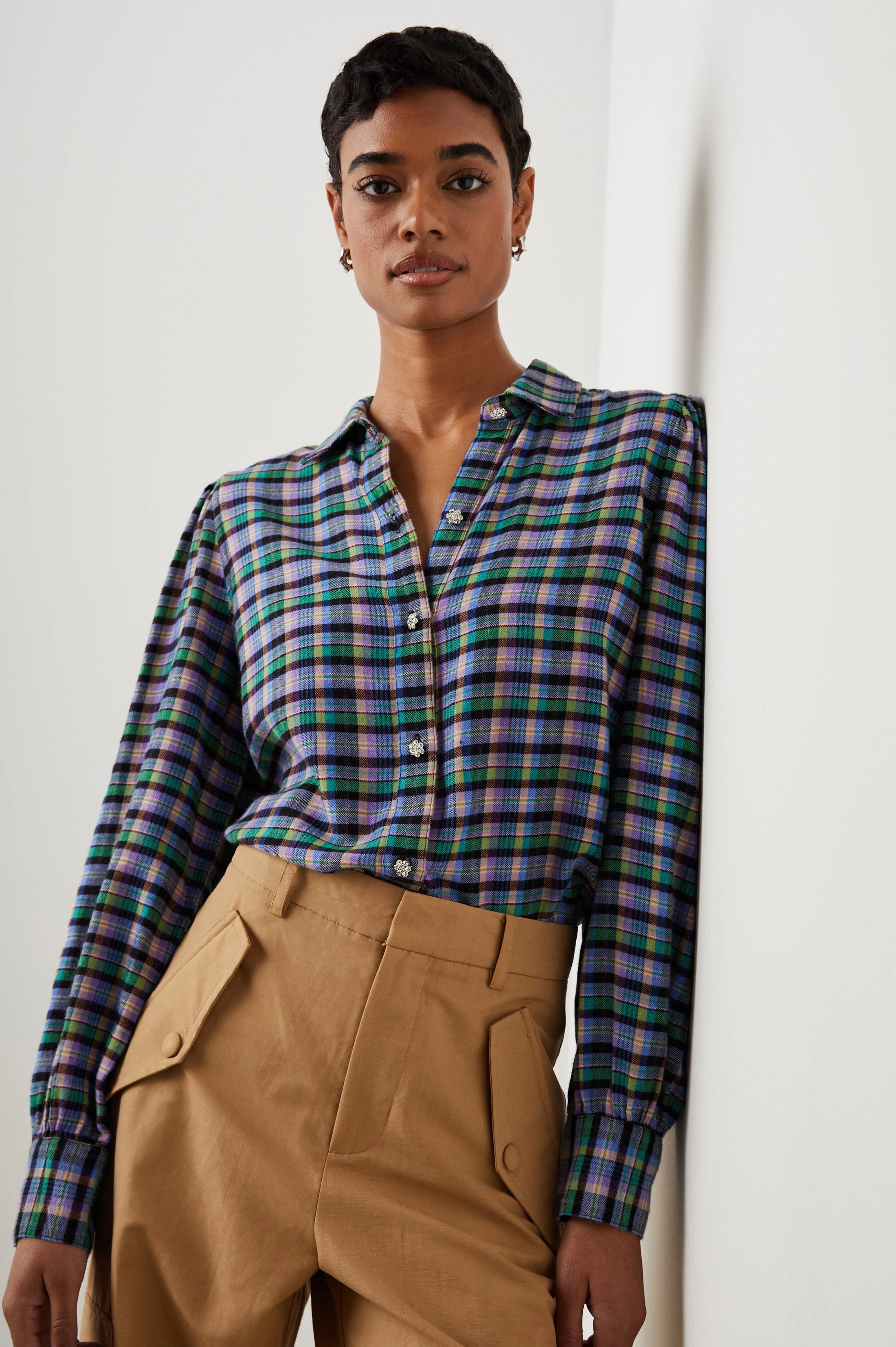 ANGELICA SHIRT - IRIS PEACH - Image 2