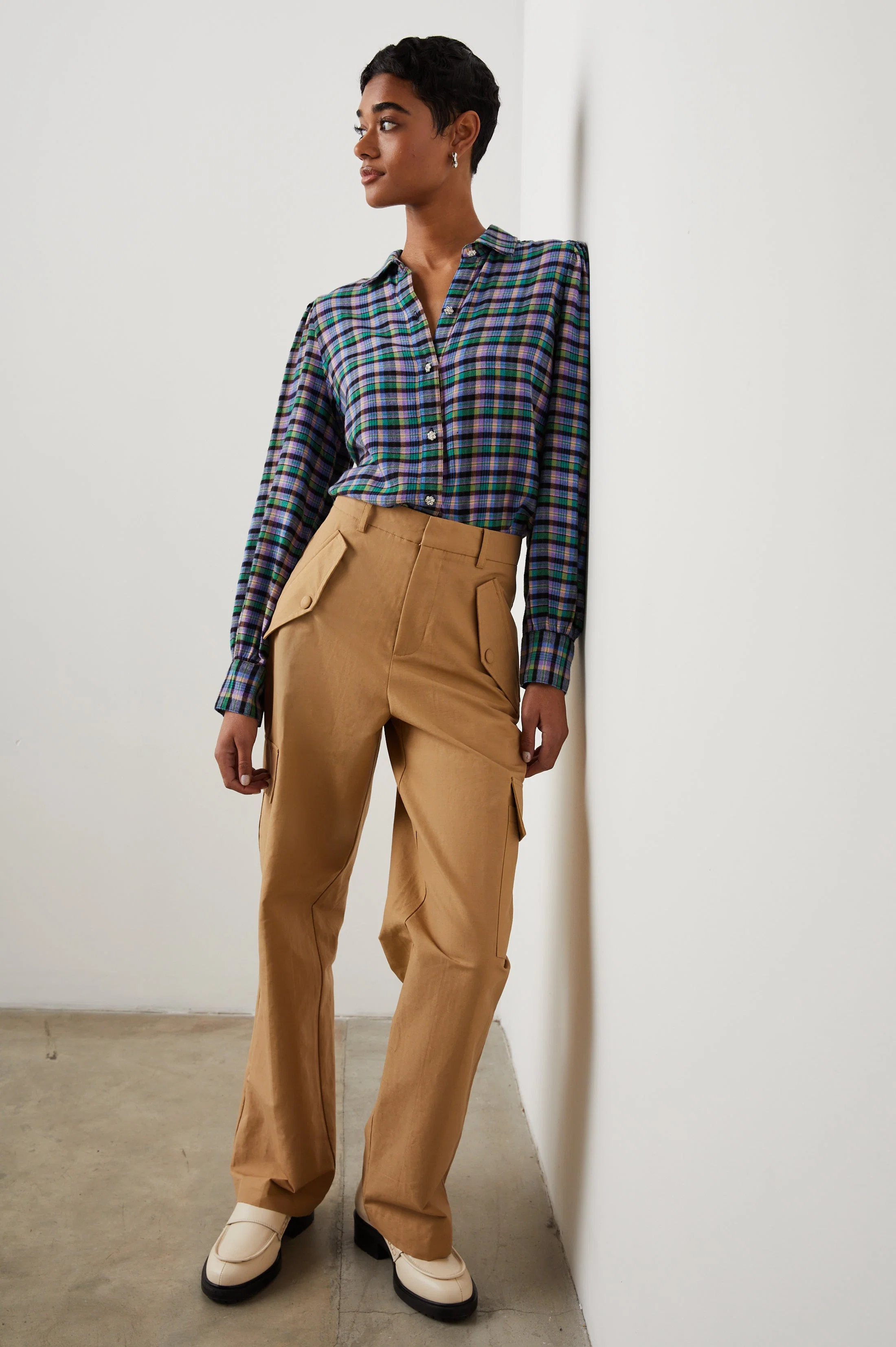 ANGELICA SHIRT - IRIS PEACH - Image 4