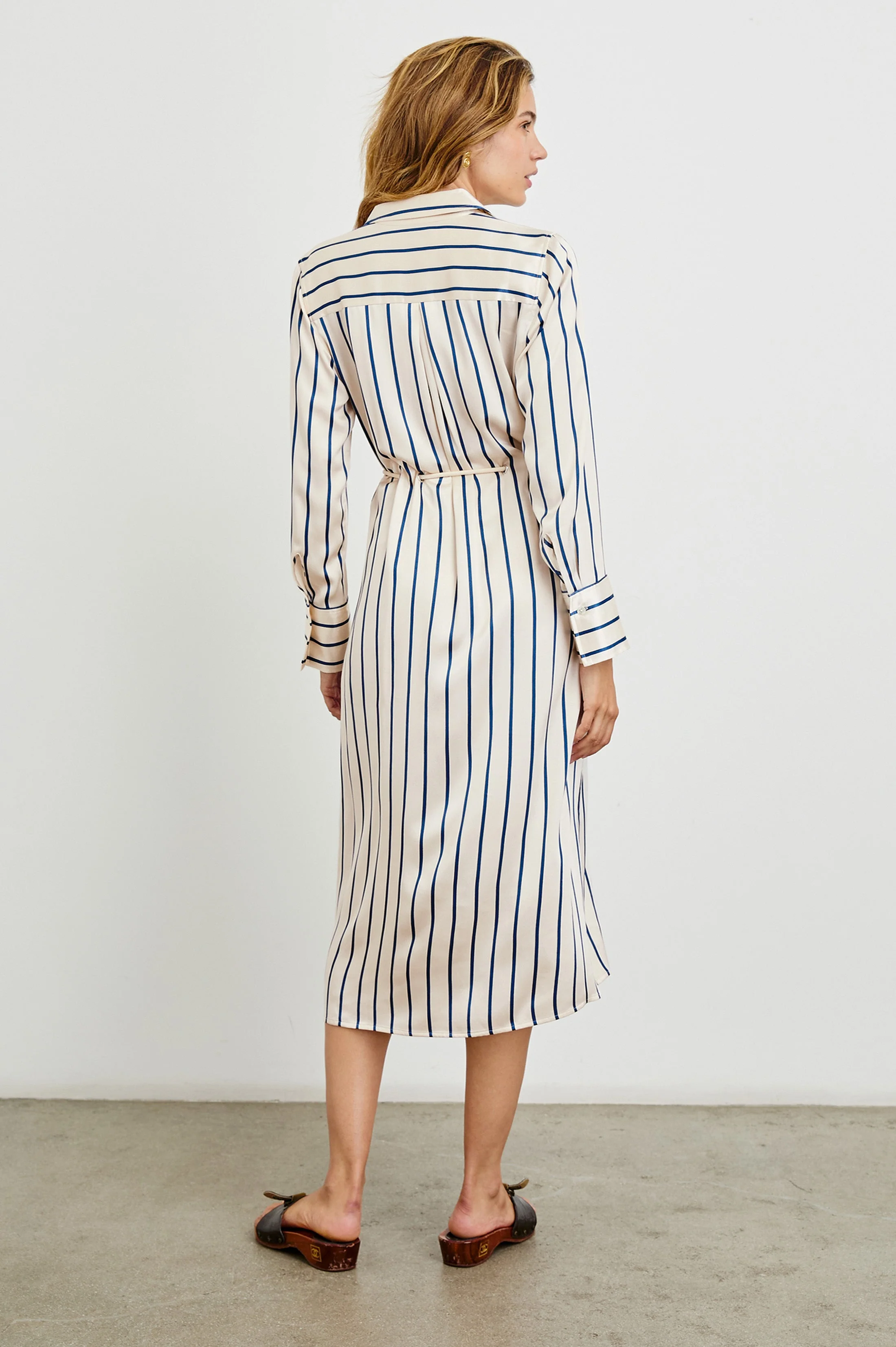 ANINA DRESS - CERAMIC NAVY STRIPE - Image 5