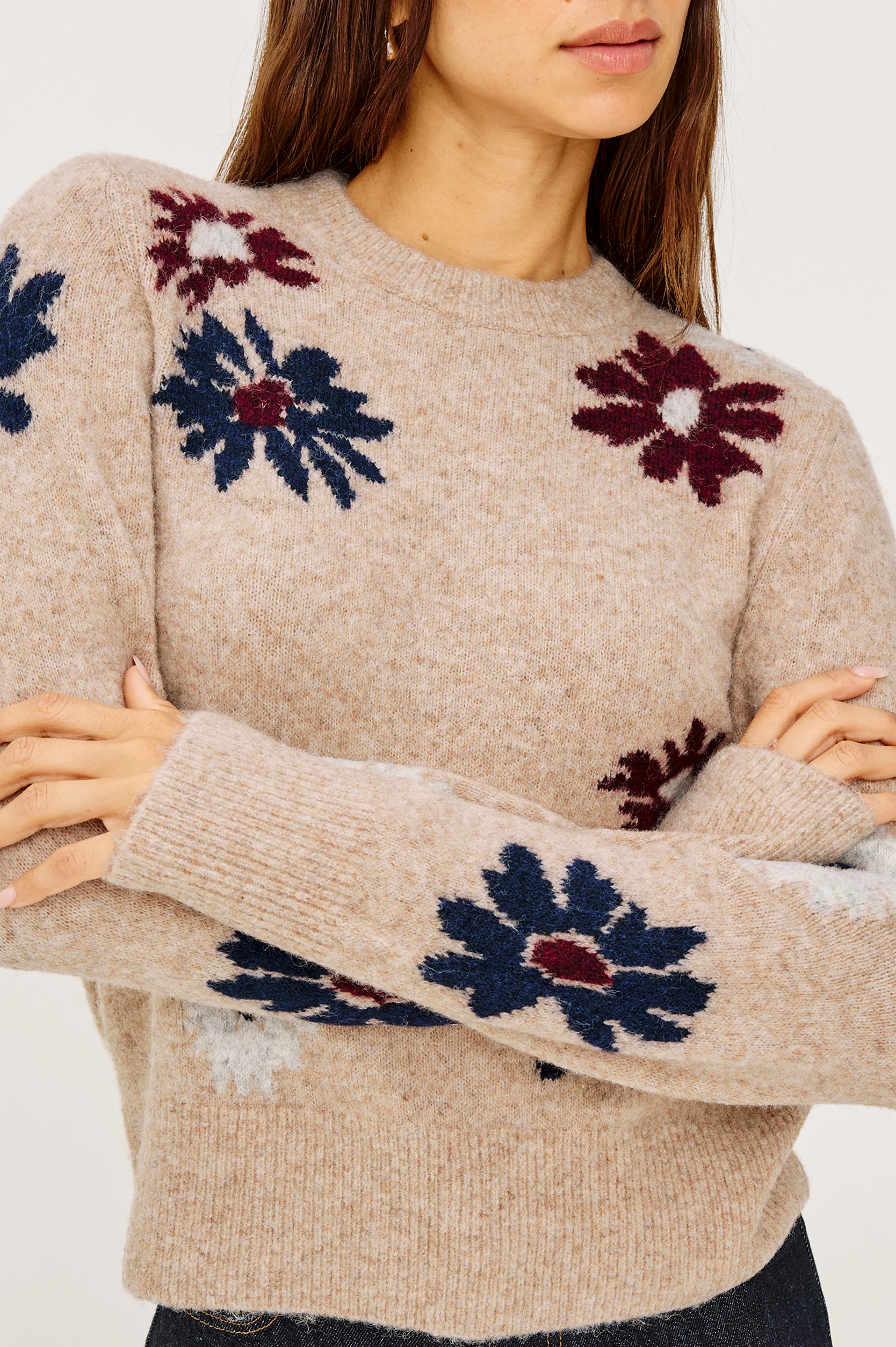 ANISE SWEATER - OAT DAISIES - Image 5