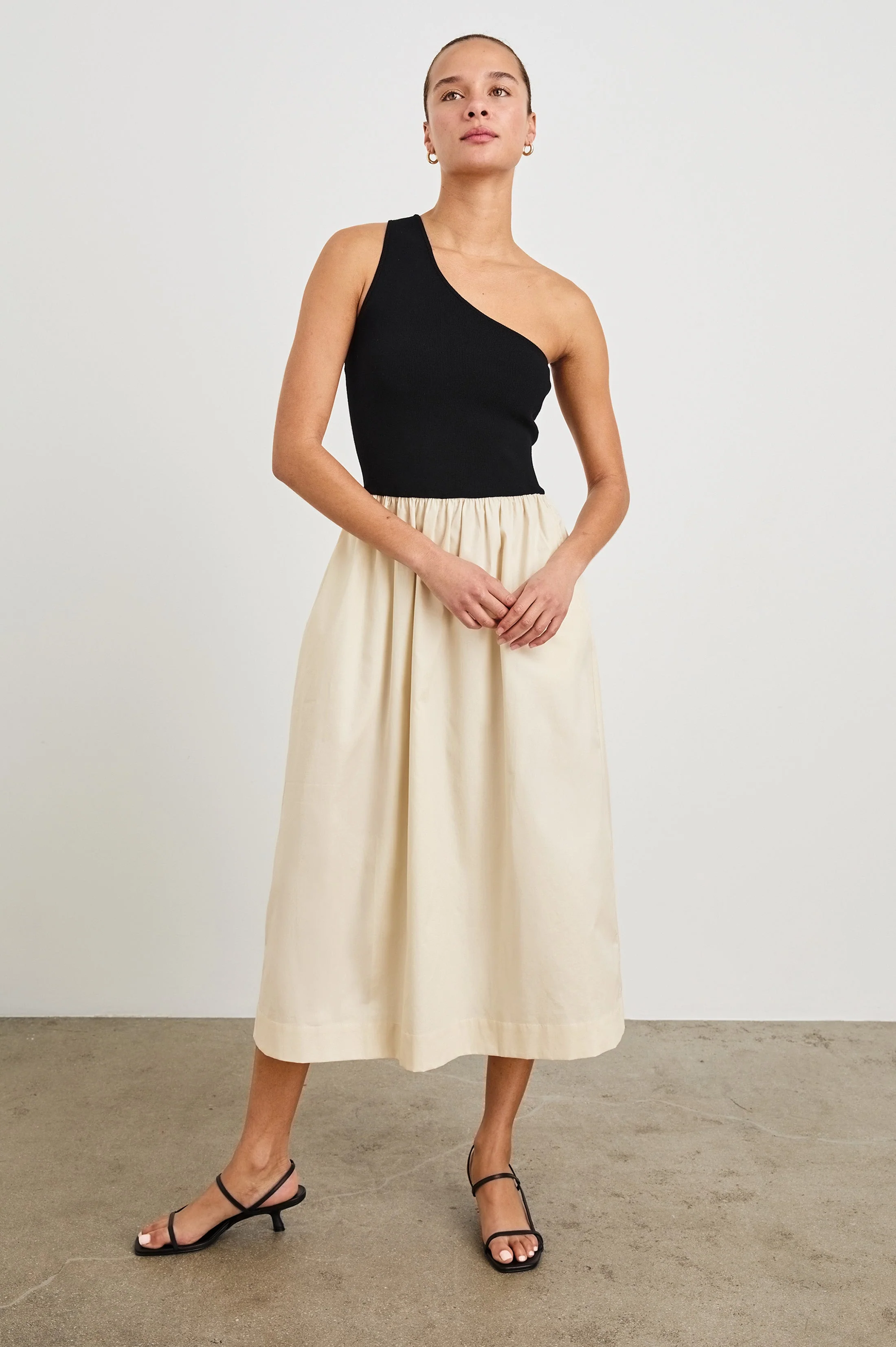 ANITA DRESS - BLACK IVORY - Image 5