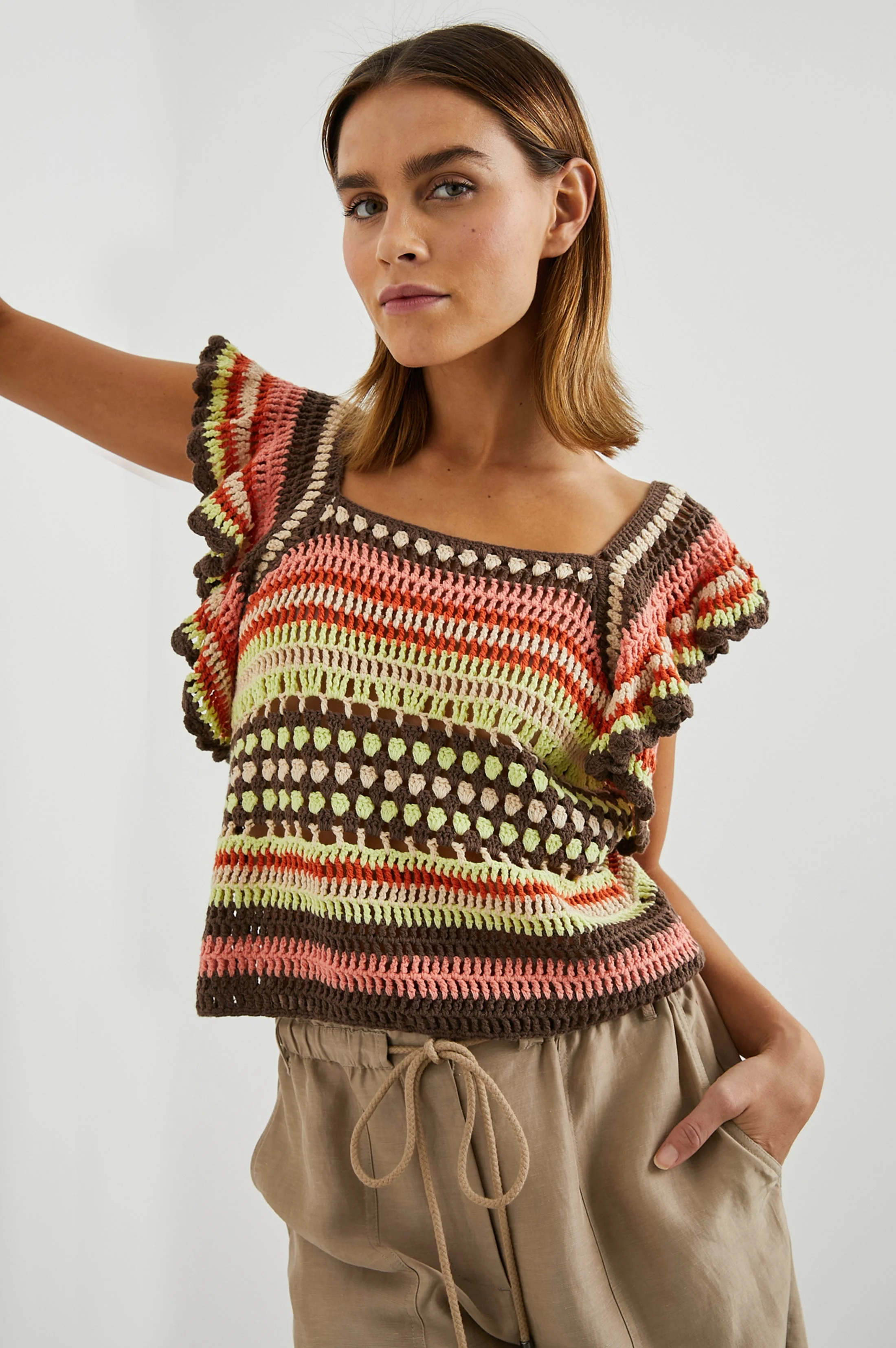 ANNA TOP - TROPICAL CROCHET