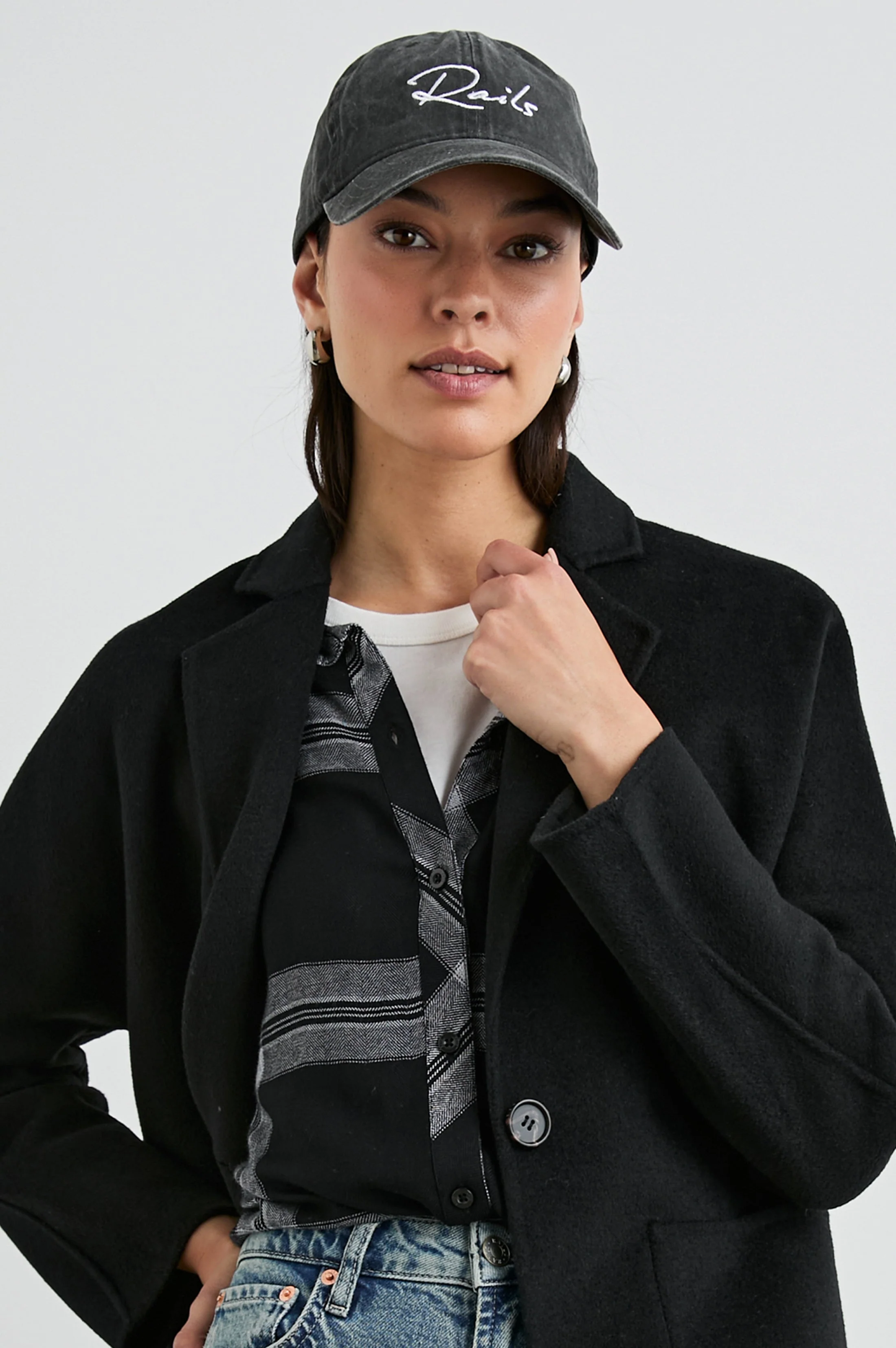 ANNIVERSARY BASEBALL CAP - WASHED BLACK - Image 4