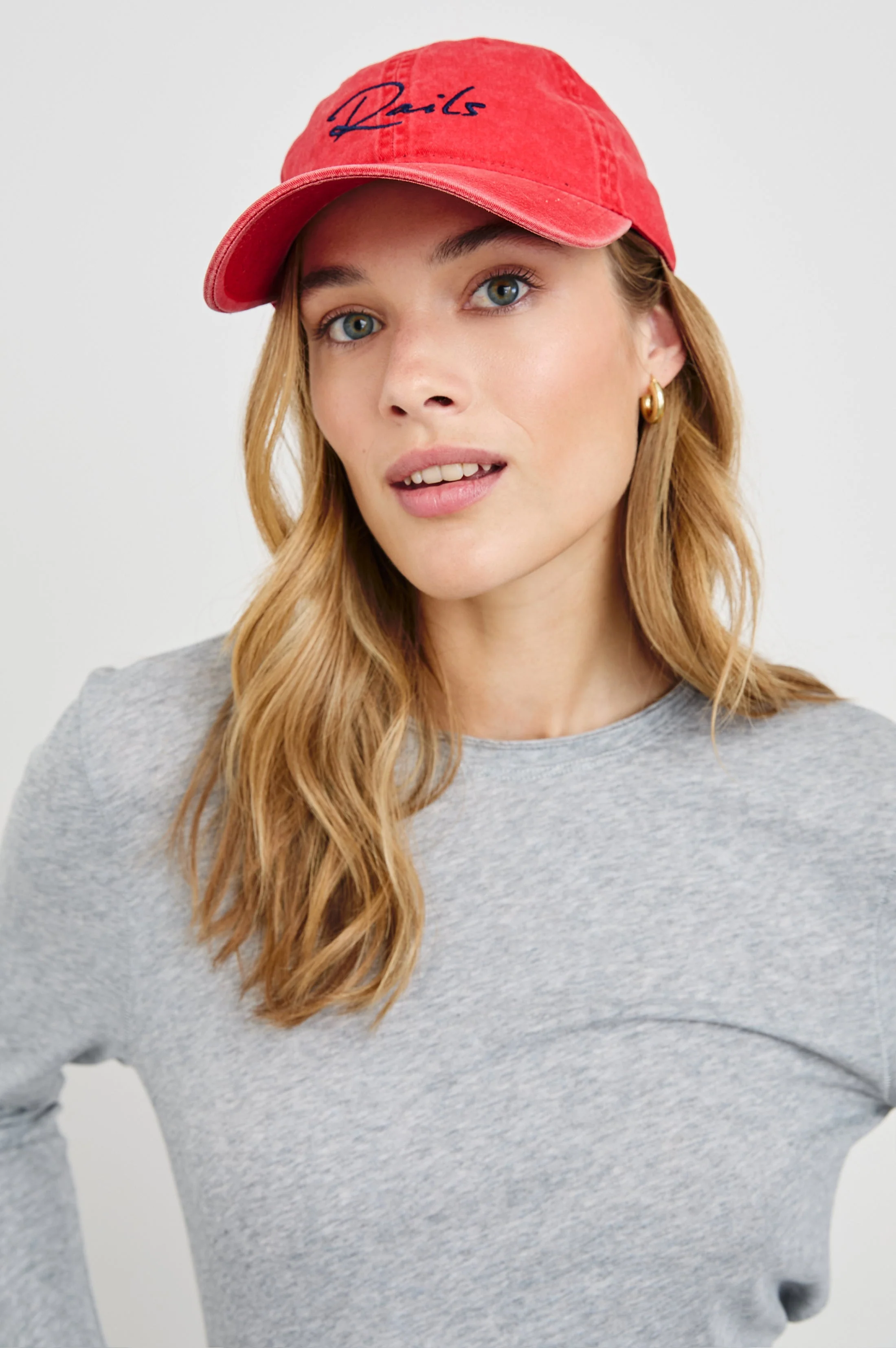 ANNIVERSARY BASEBALL CAP - WASHED RED - Image 4