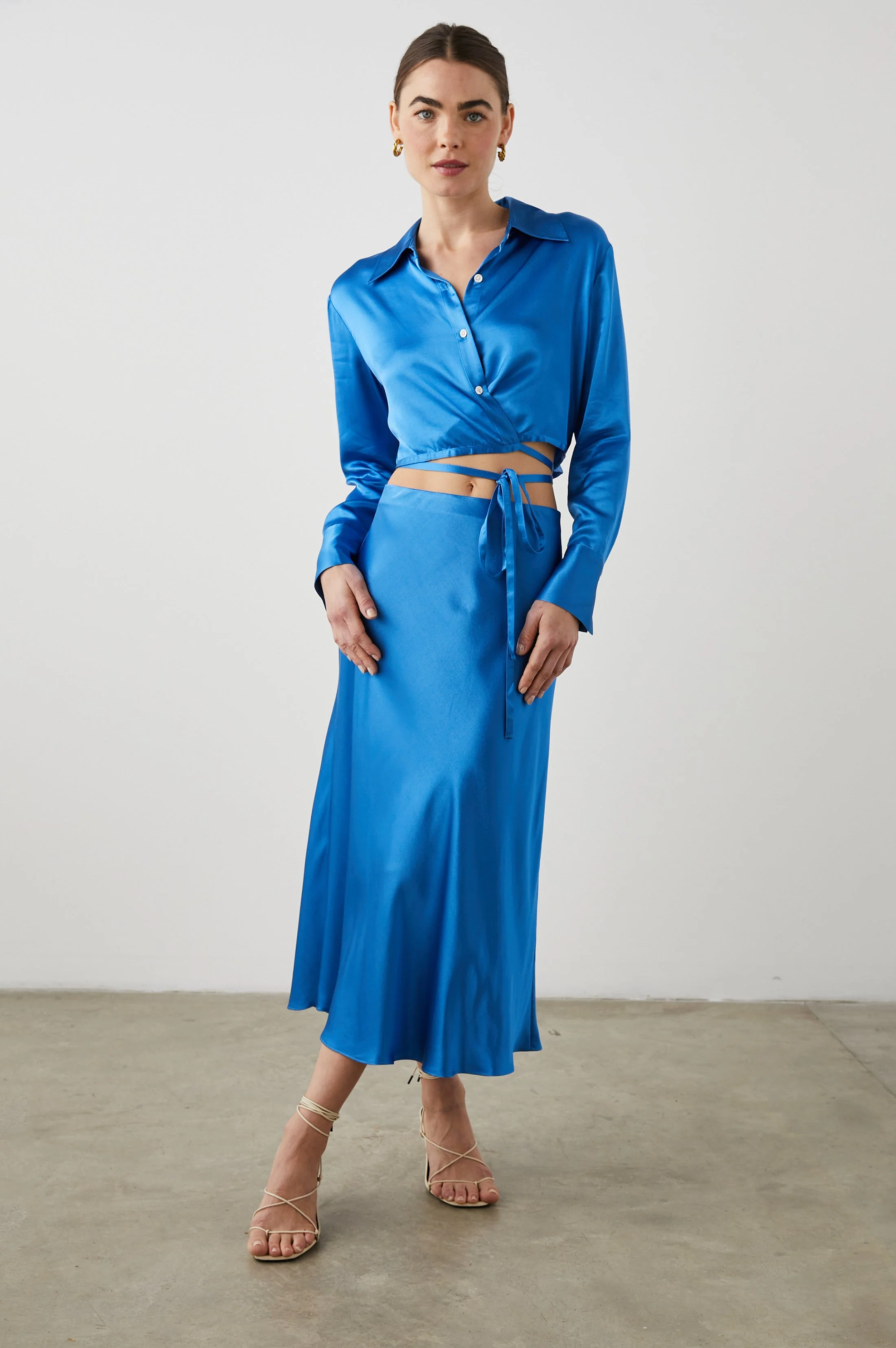 ANYA SKIRT - COBALT - Image 3