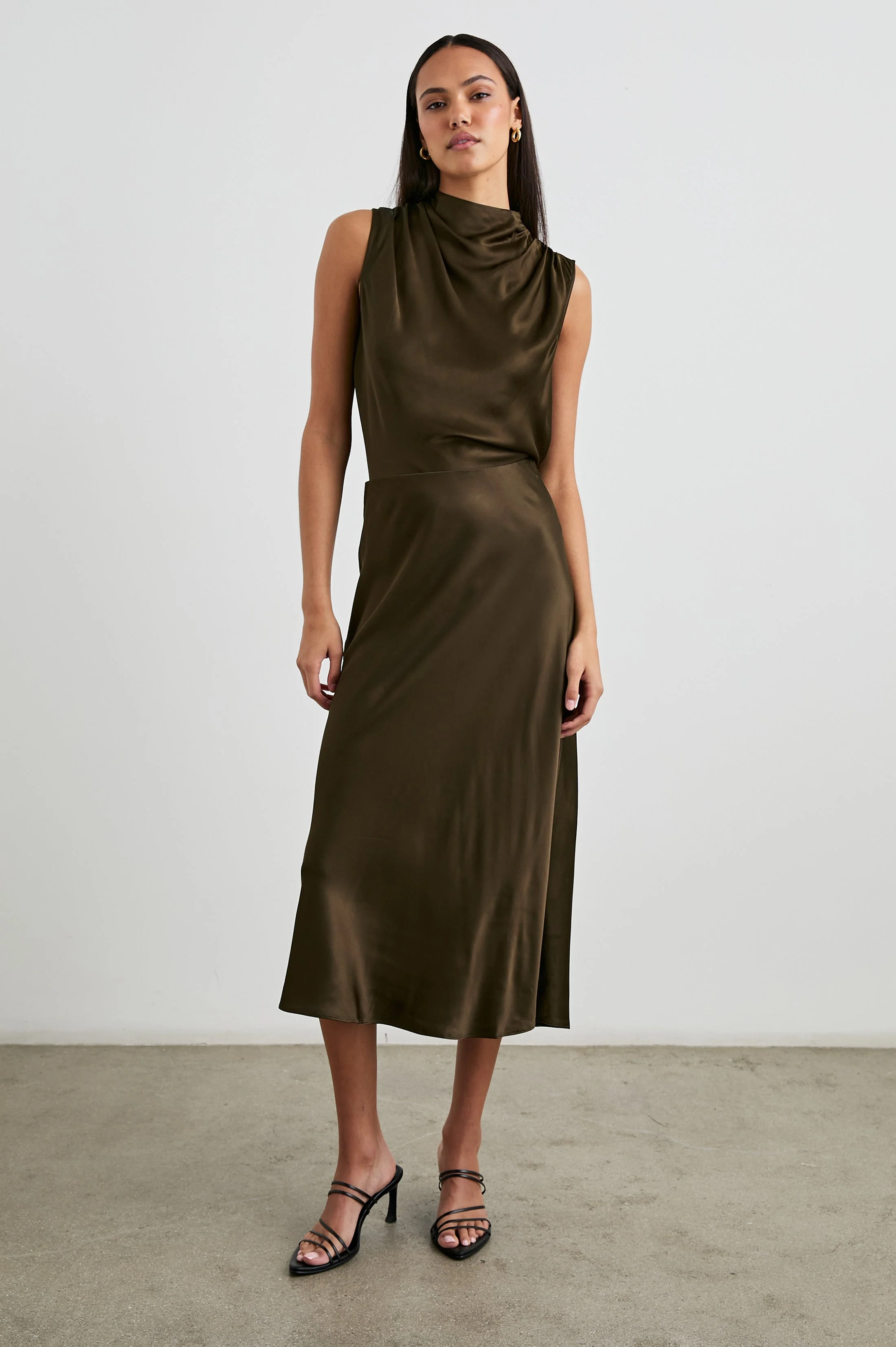 ANYA SKIRT - DARK MOSS - Image 6