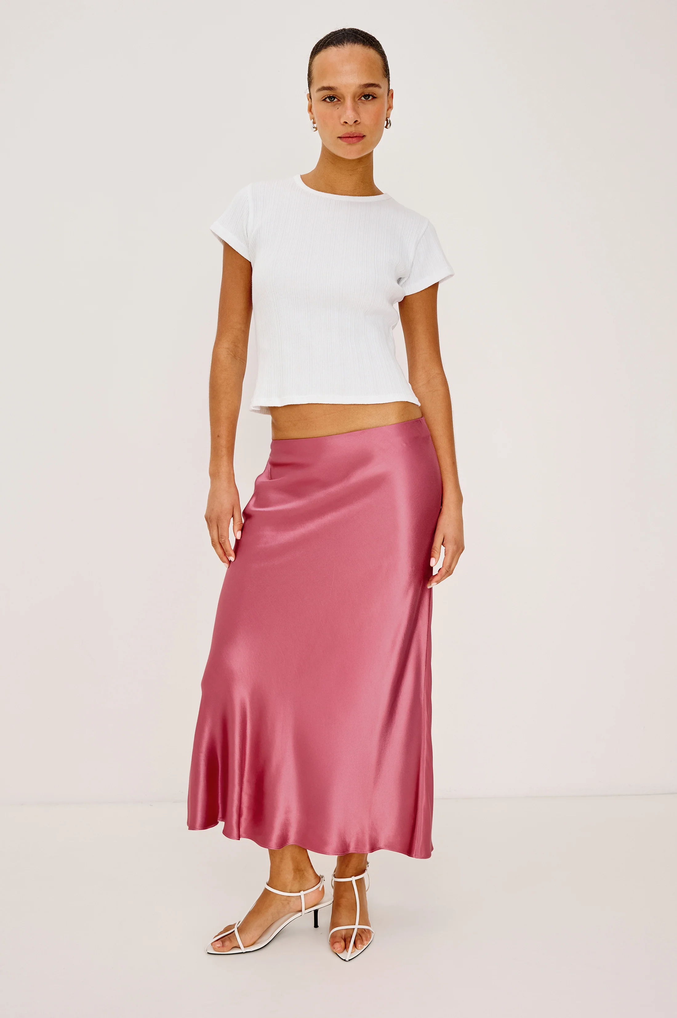 ANYA SKIRT - DARK ROSE