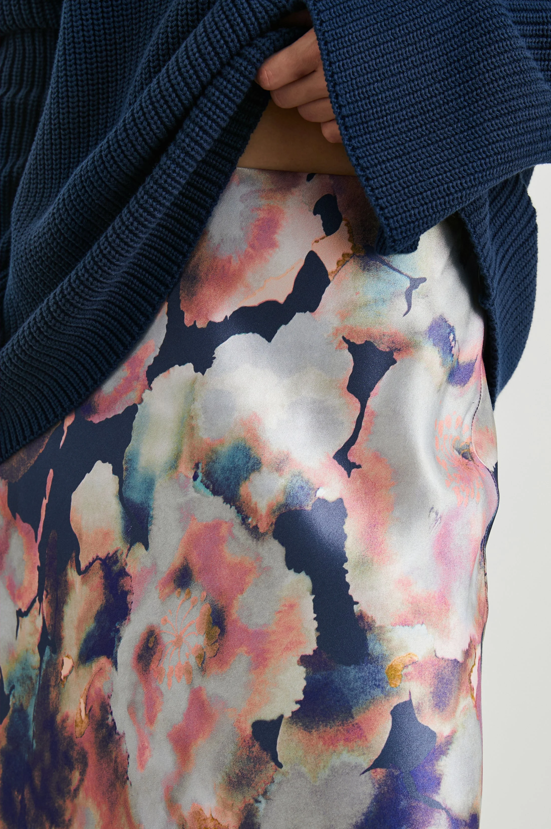 ANYA SKIRT - MIDNIGHT VERBENA - Image 2