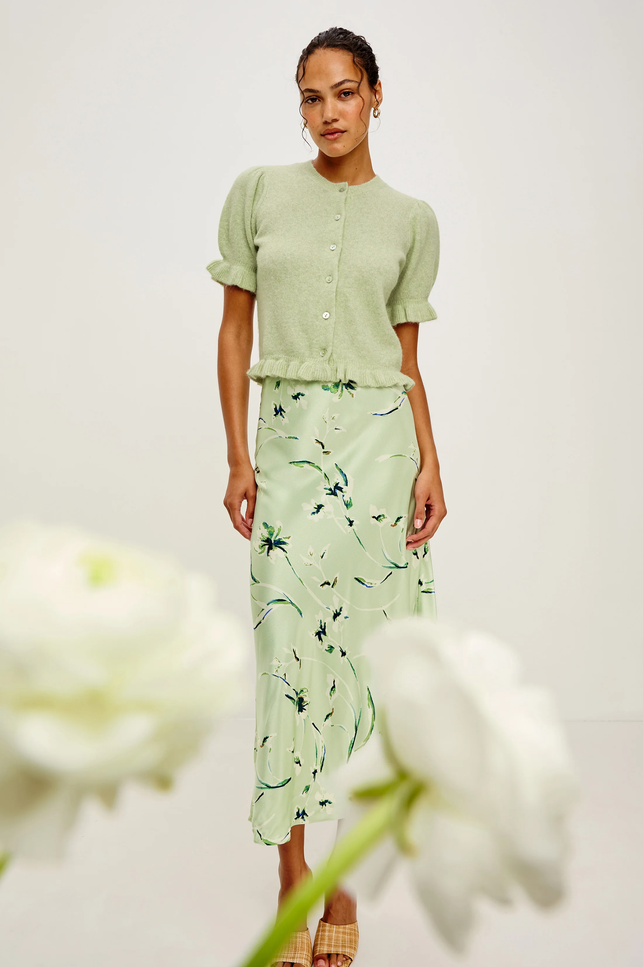 ANYA SKIRT - MINT LINNEA - Image 3