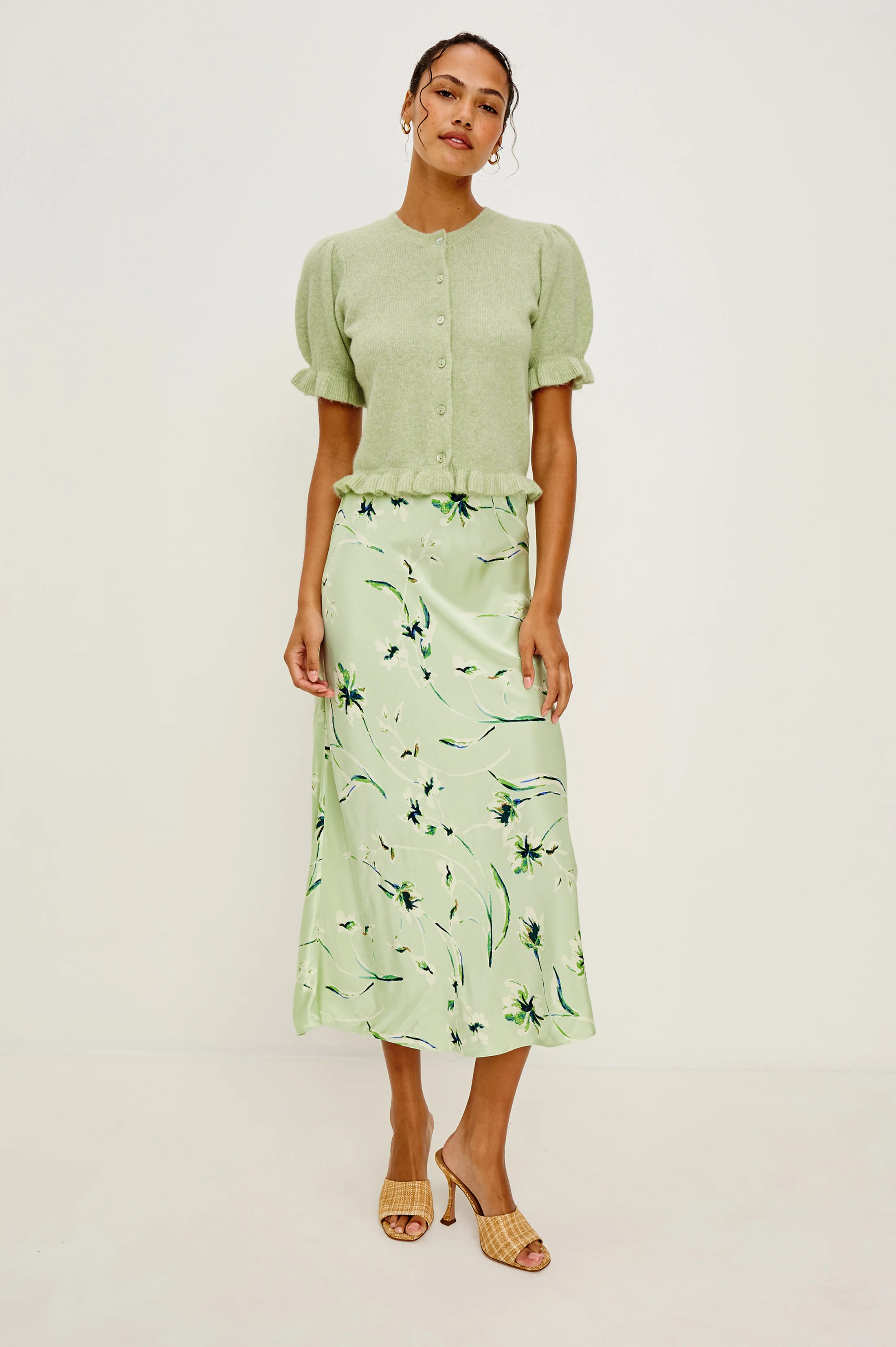 ANYA SKIRT - MINT LINNEA - Image 4