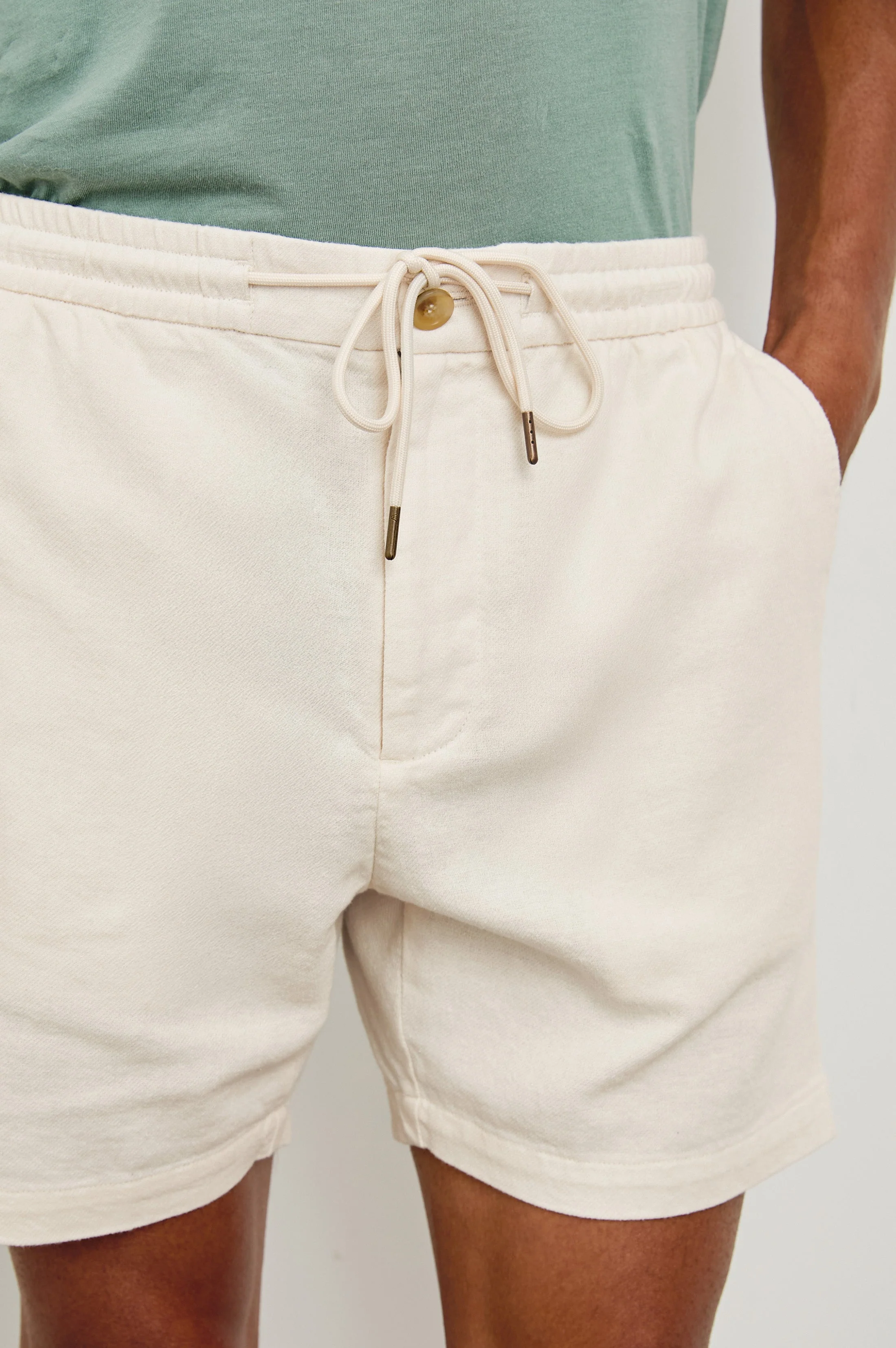 ARCHER 6″ SHORT - ECRU - Image 2