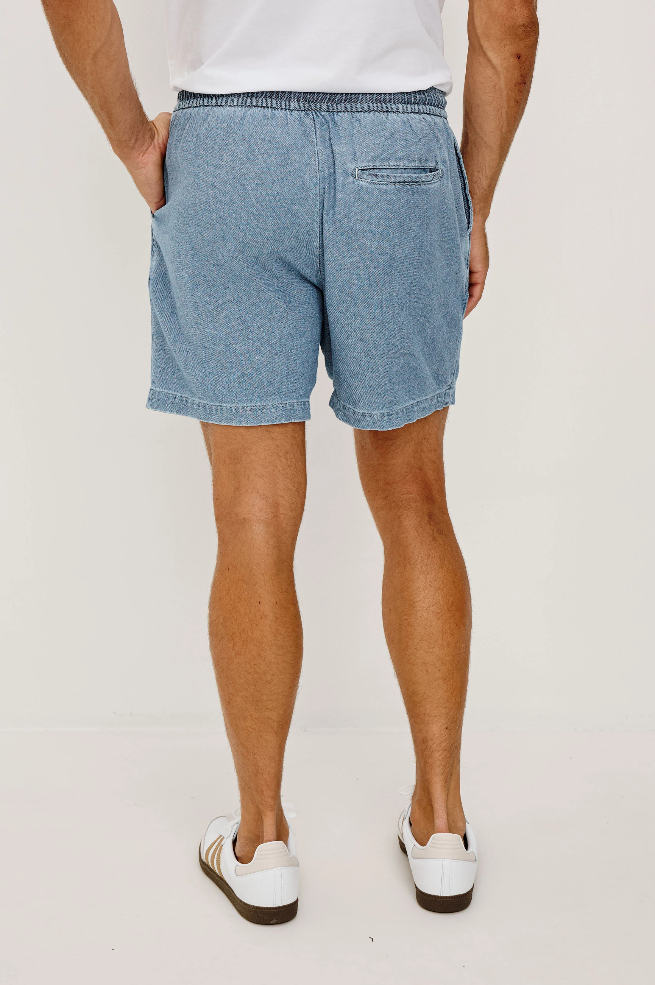 ARCHER 6″ SHORT - MEDIUM WASH INDIGO - Image 4