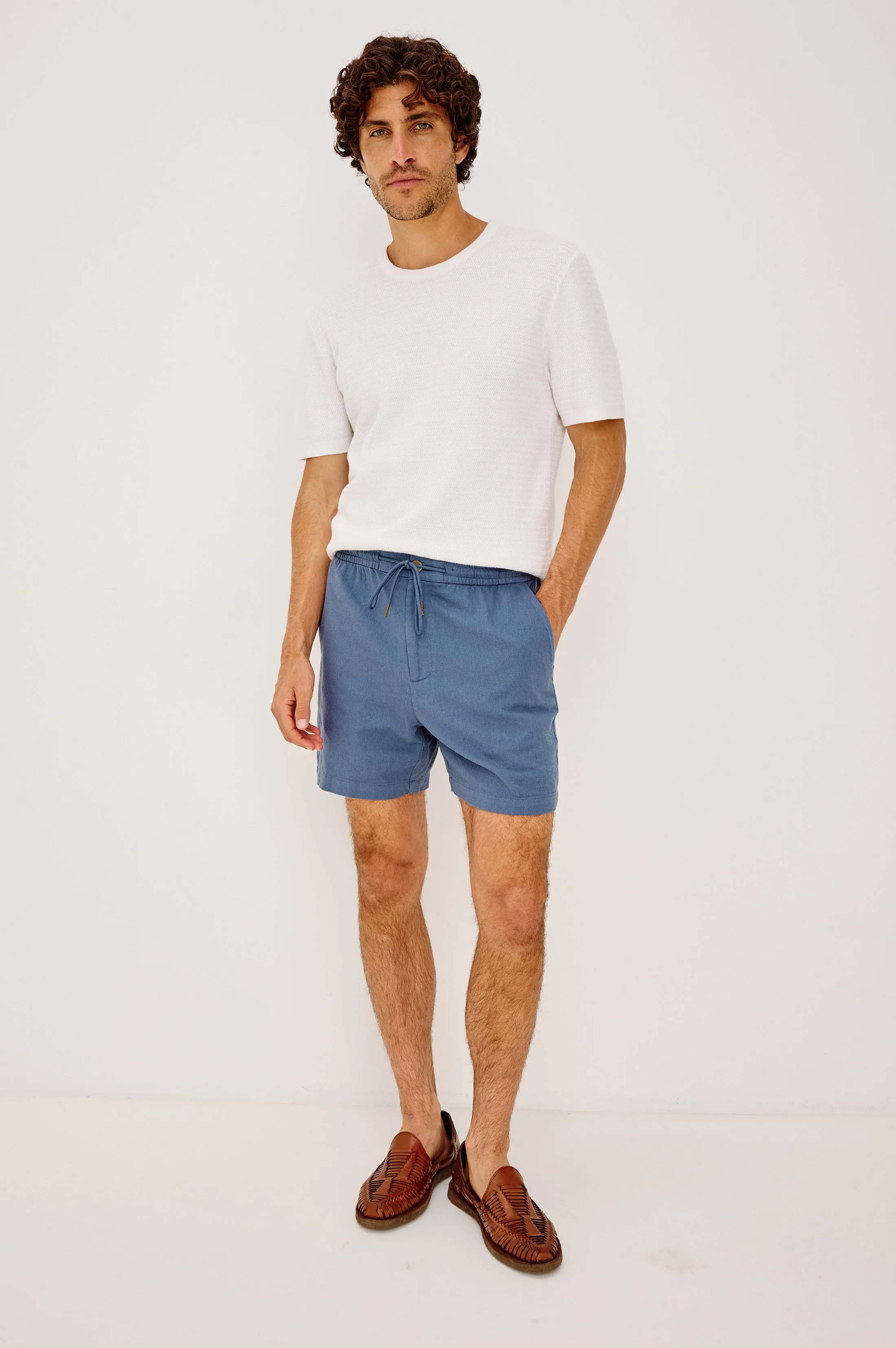 ARCHER 6″ SHORT - WASHED BLUE - Image 3