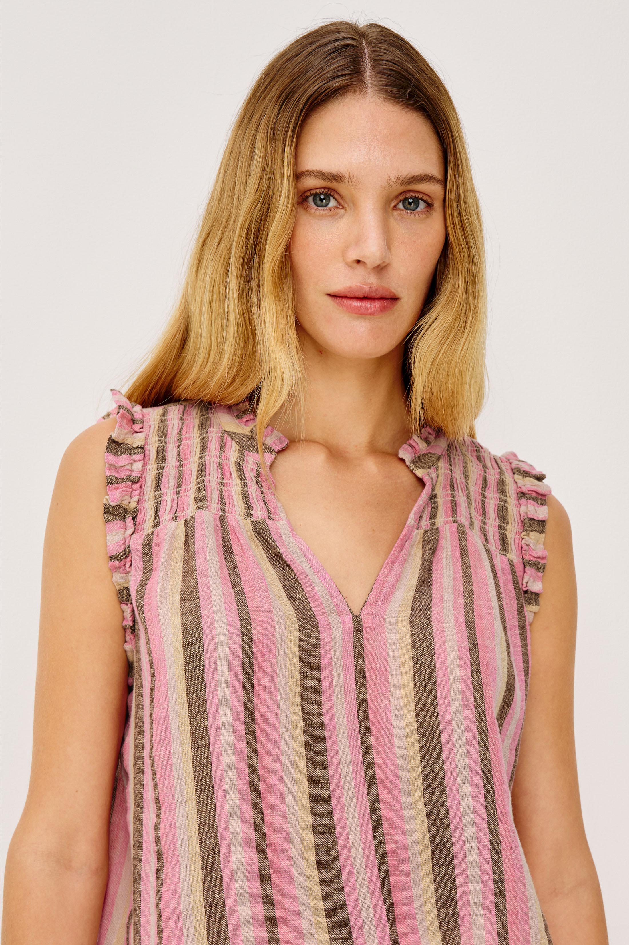 ARLENE TOP - CORDOBA STRIPE - Image 2