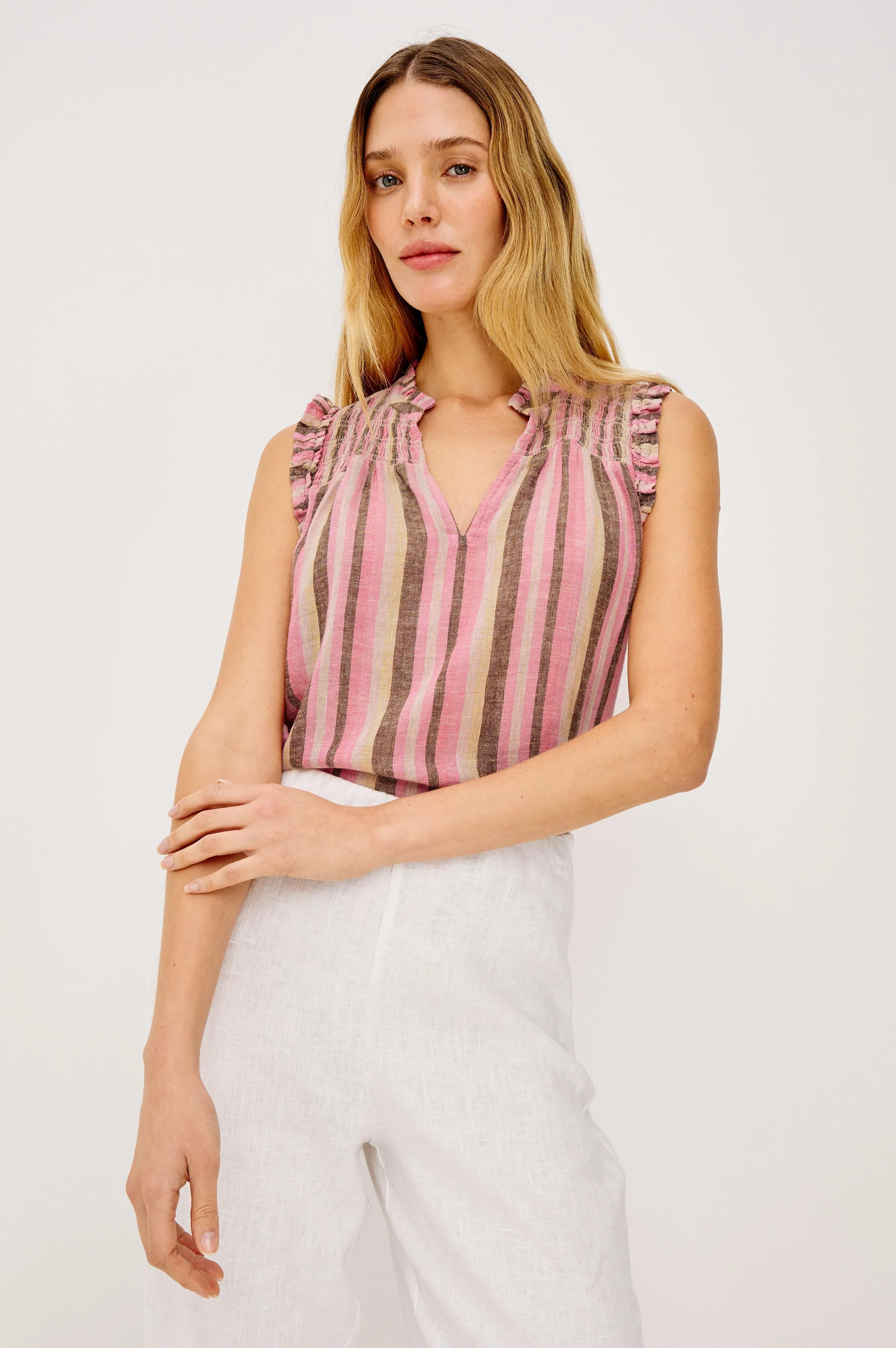 ARLENE TOP - CORDOBA STRIPE - Image 4
