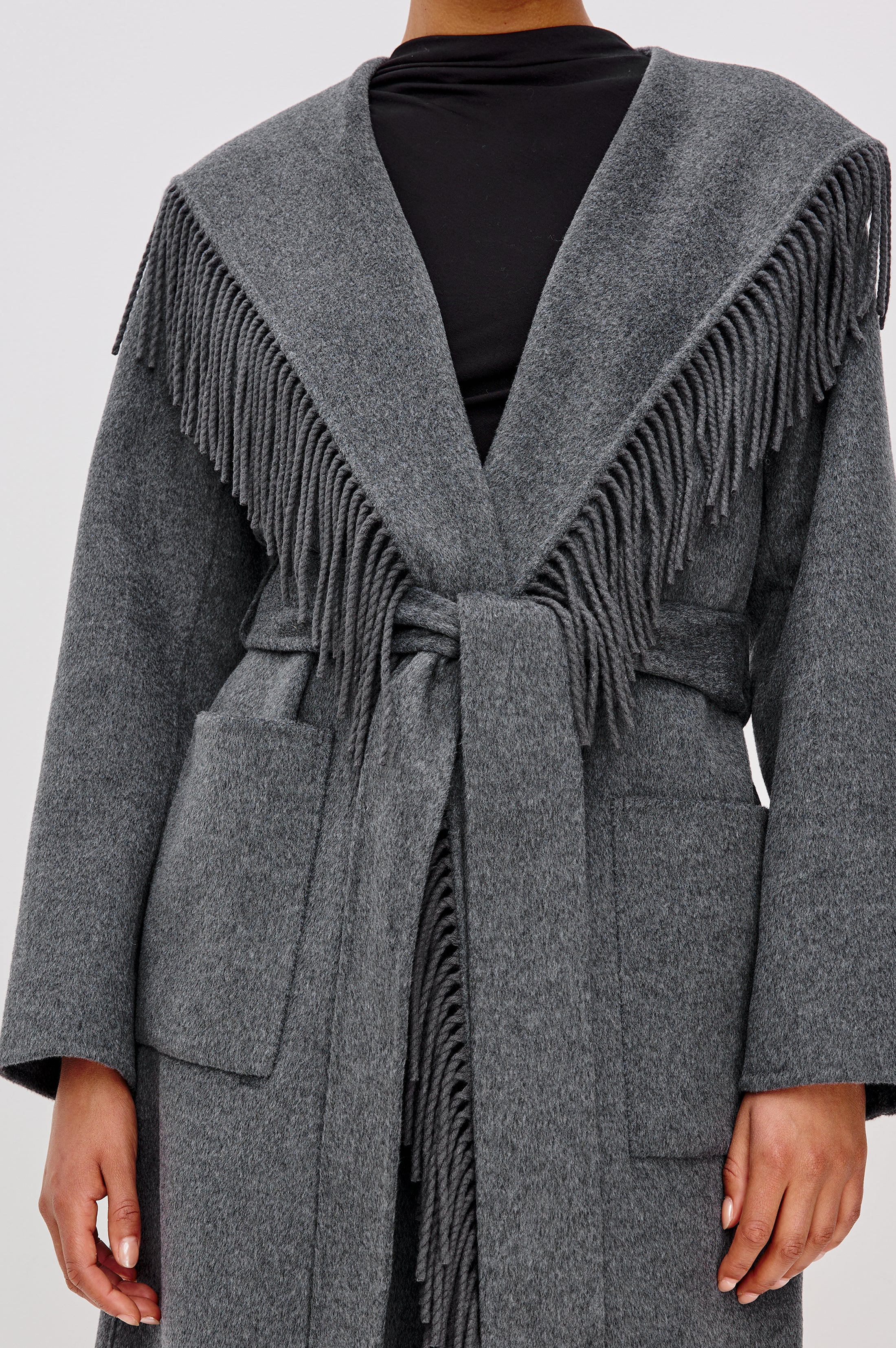 ARLON COAT - HEATHER CHARCOAL - Image 2