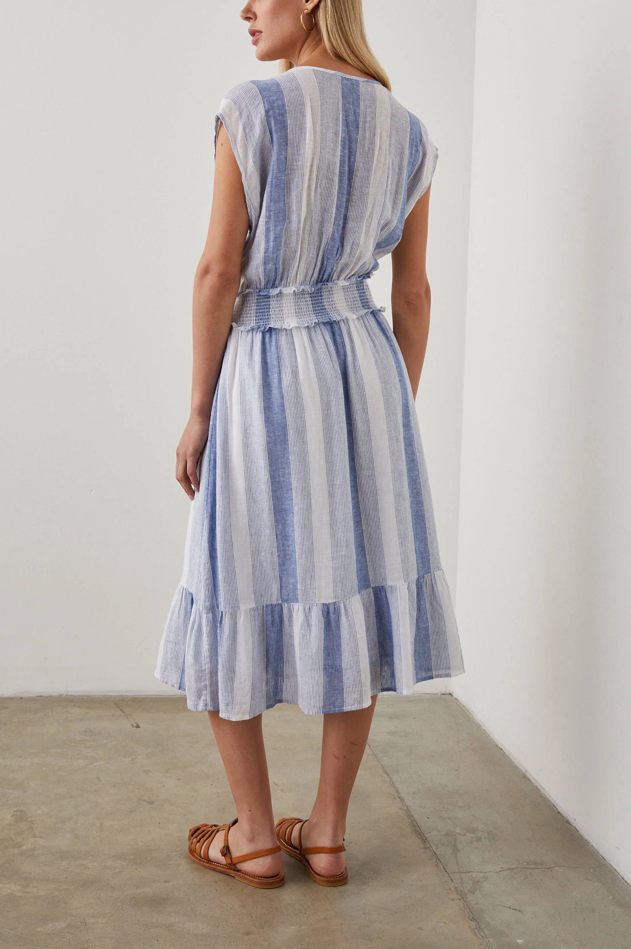 ASHLYN DRESS - NEVIS STRIPE - Image 4