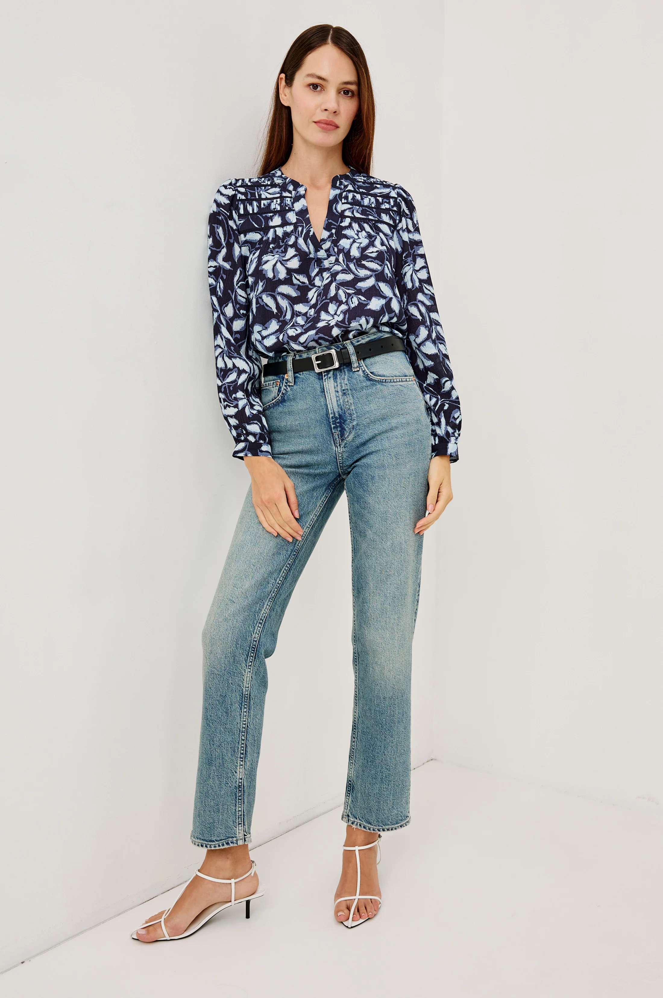 ASTA TOP - NAVY JASMINE - Image 3