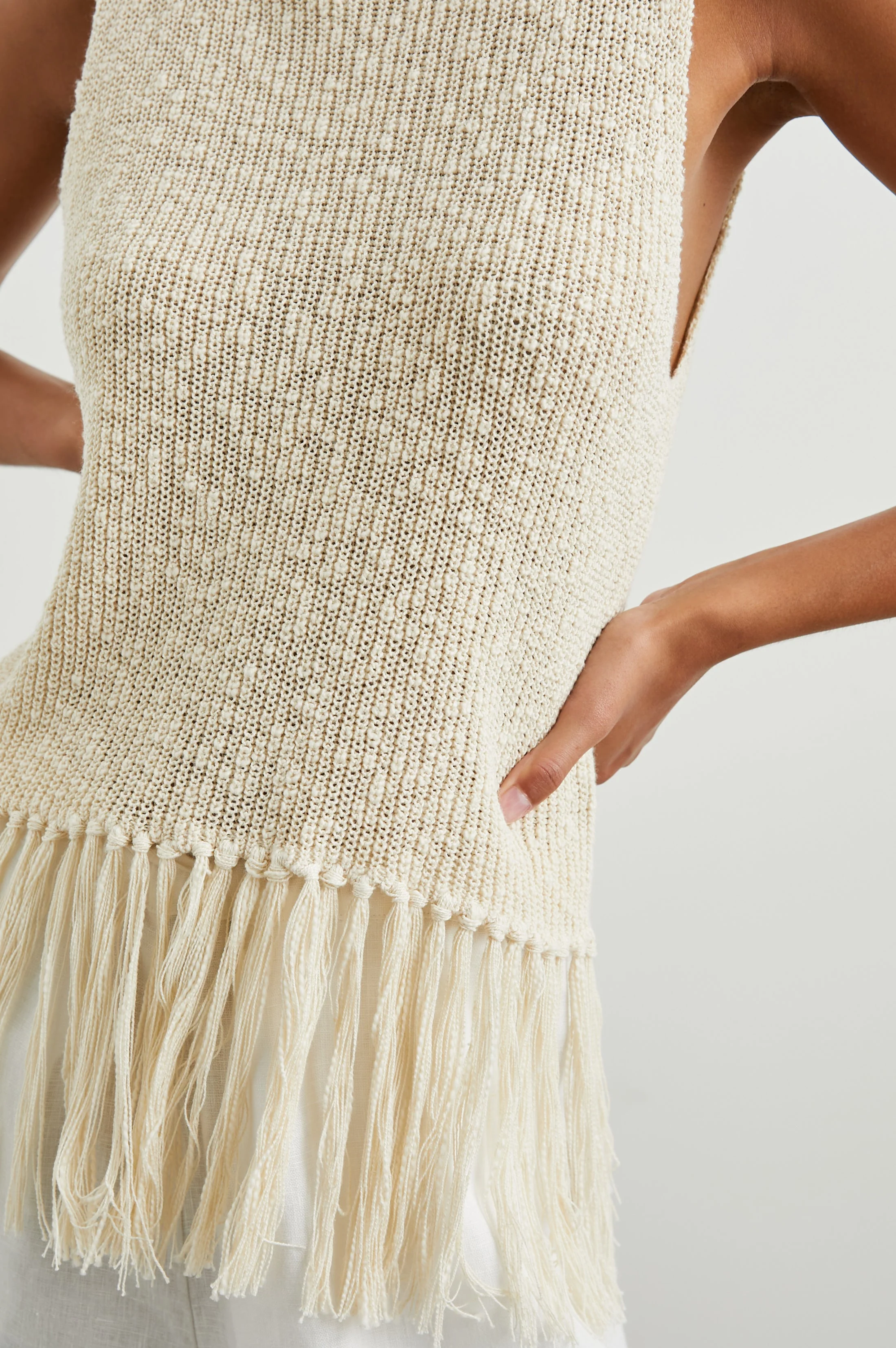 ASTRID TOP - ECRU - Image 2