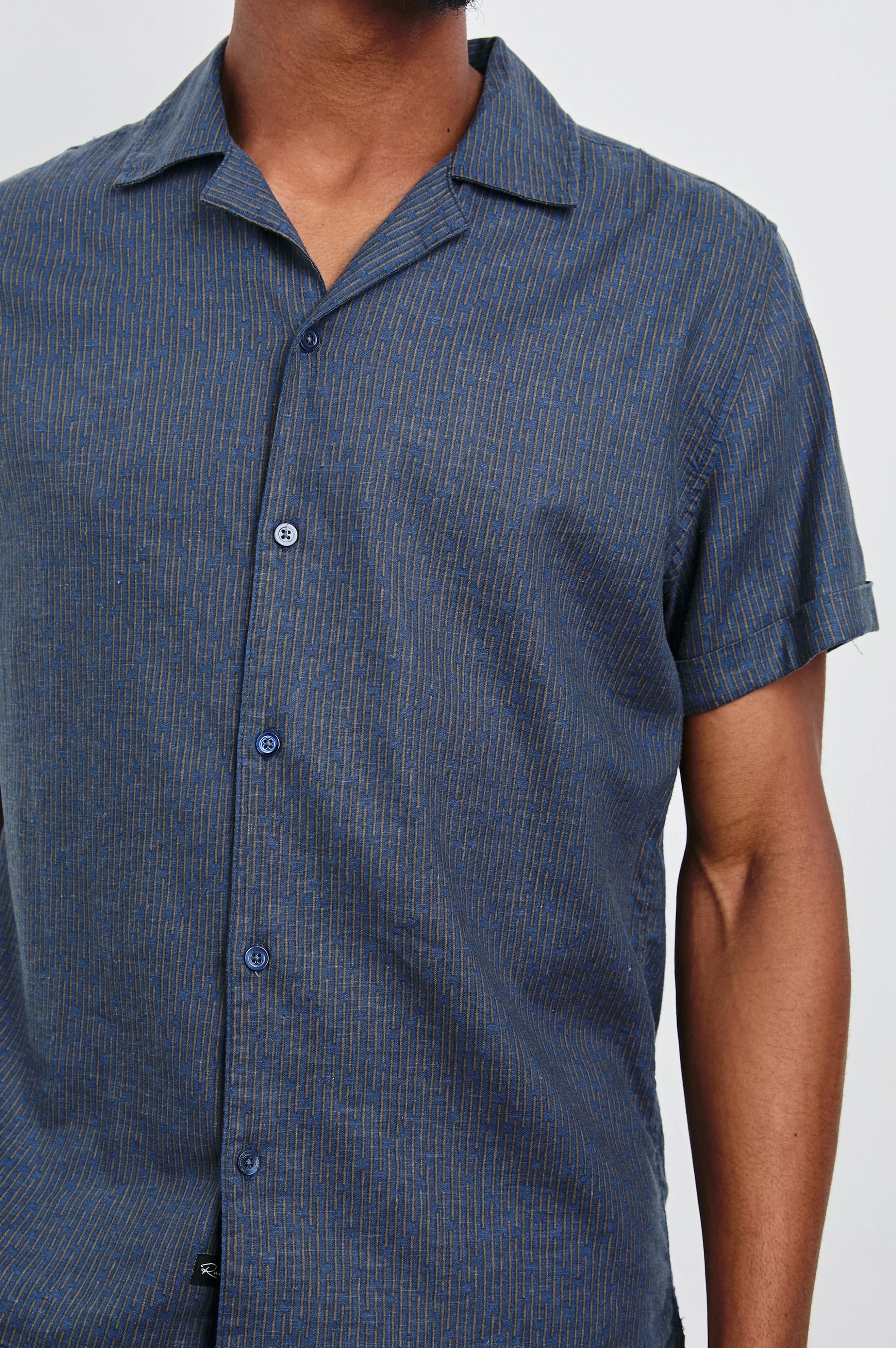 ATLAS SHIRT - NAVY CEDAR VERTICAL - Image 2