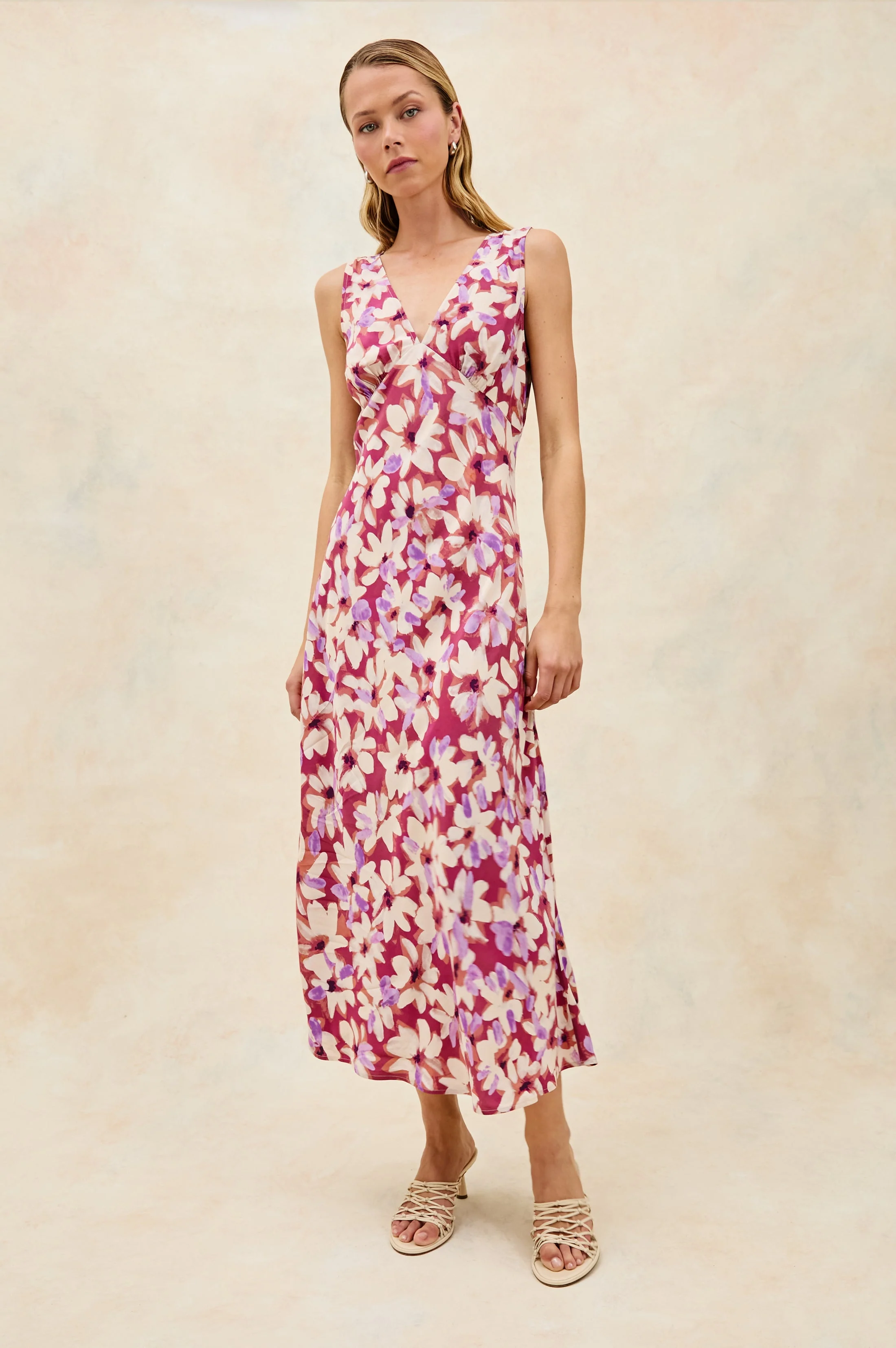 AUDRINA DRESS - AMARANTH - Image 4