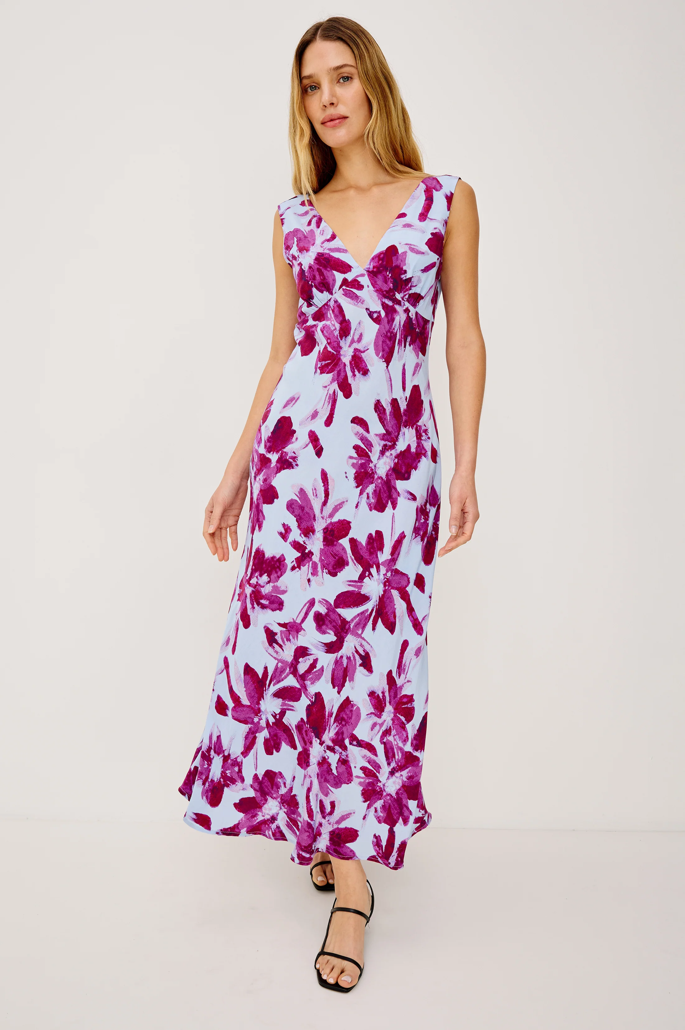 AUDRINA DRESS - BLUE LILY